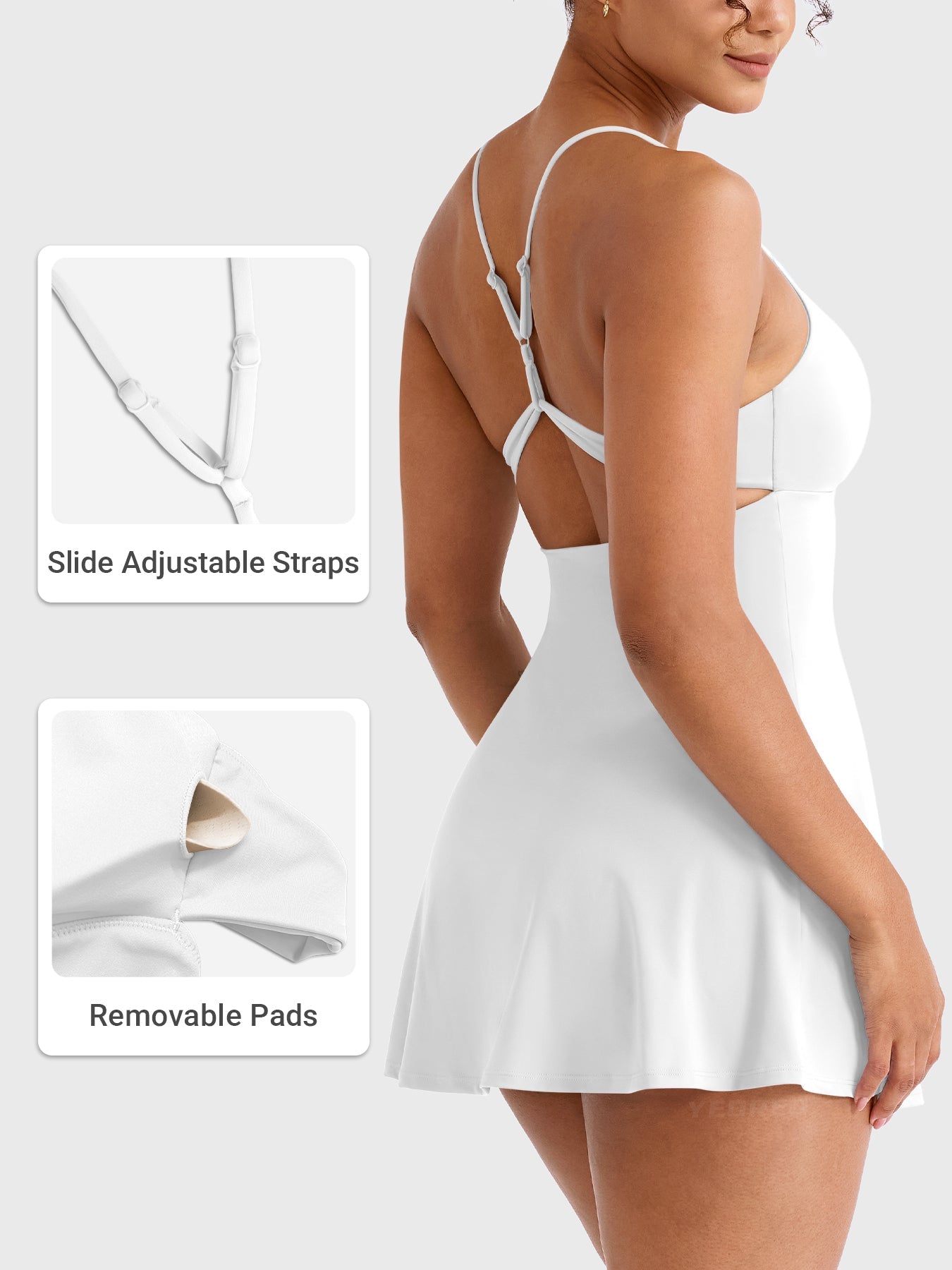 Yeoreo Helana Backless Tennis Dress