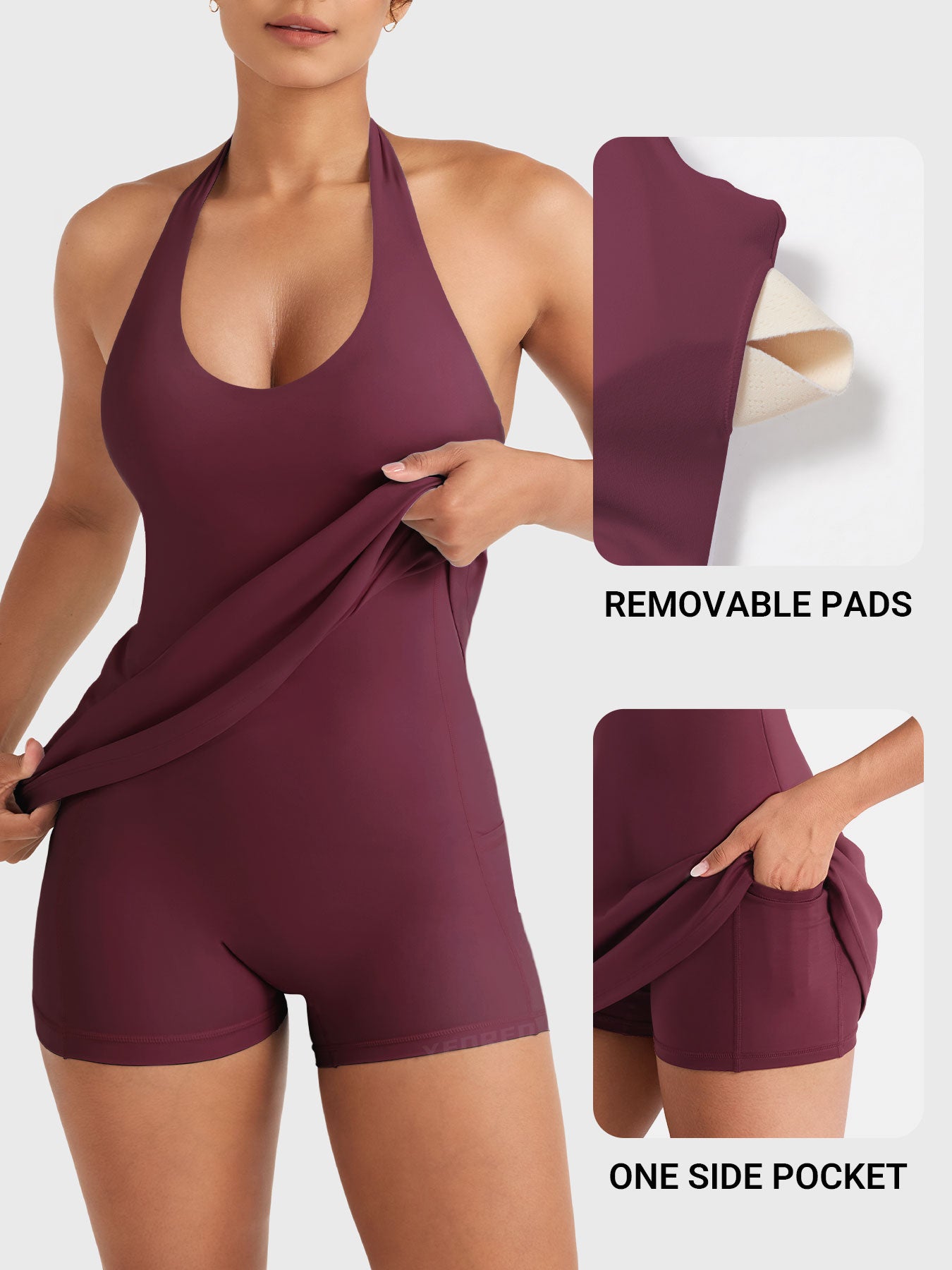 Yeoreo Vaeary Halter Tennis Dress