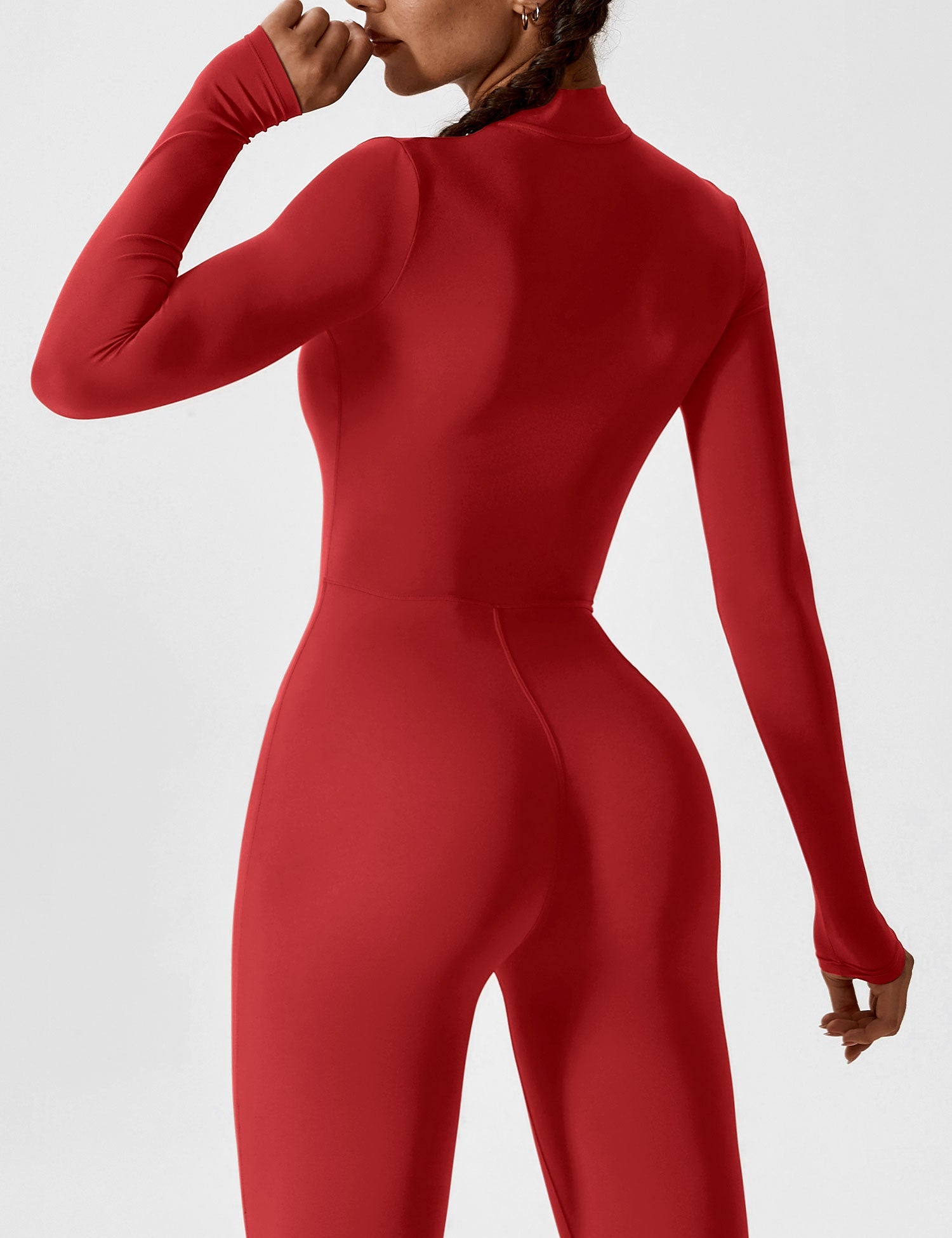 Yeoreo Long Sleeve Zipper Jumpsuit