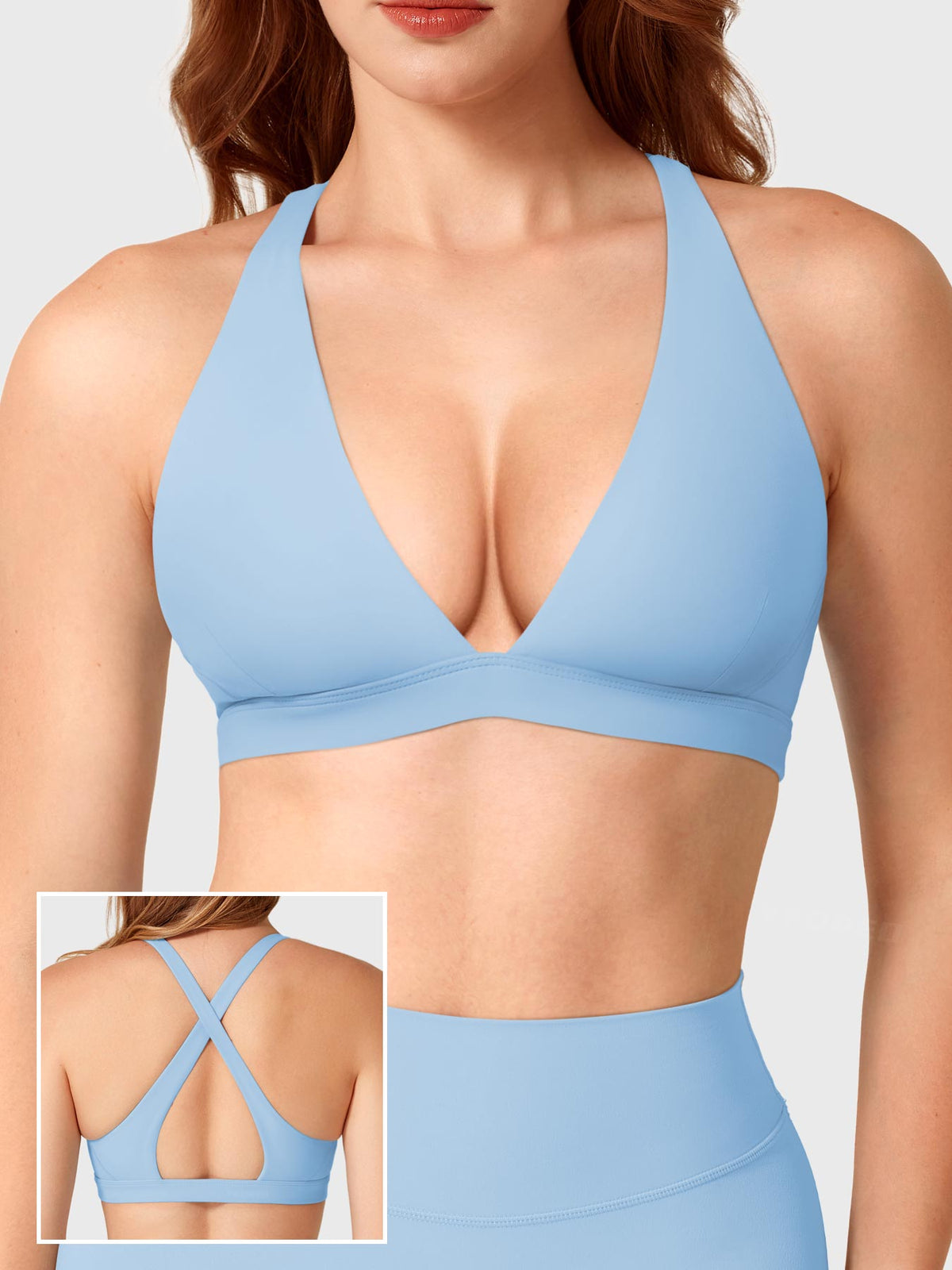 Yeoreo Wafiya Deep V Neck Sports Bra