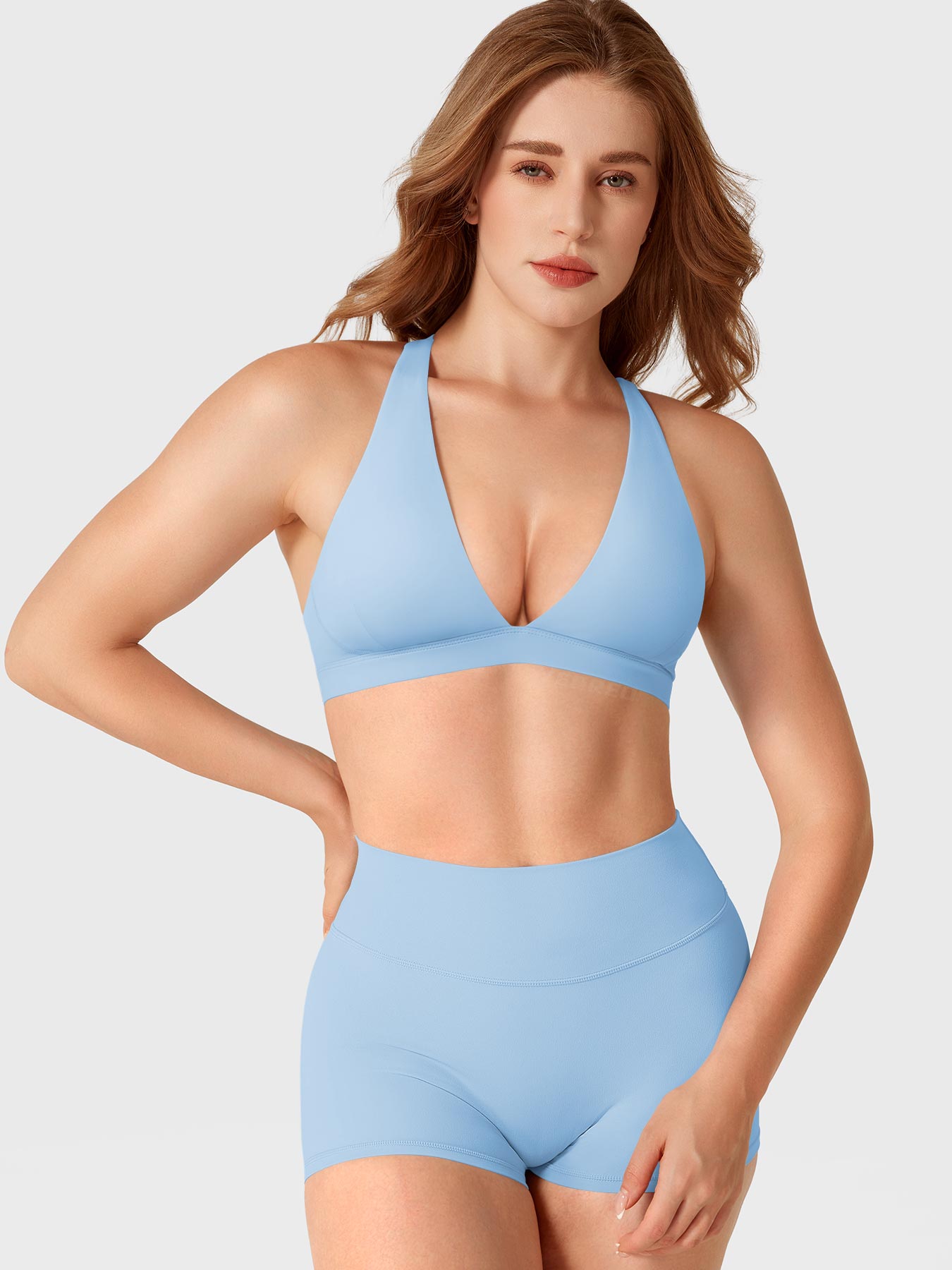 Yeoreo Wafiya Deep V Neck Sports Bra
