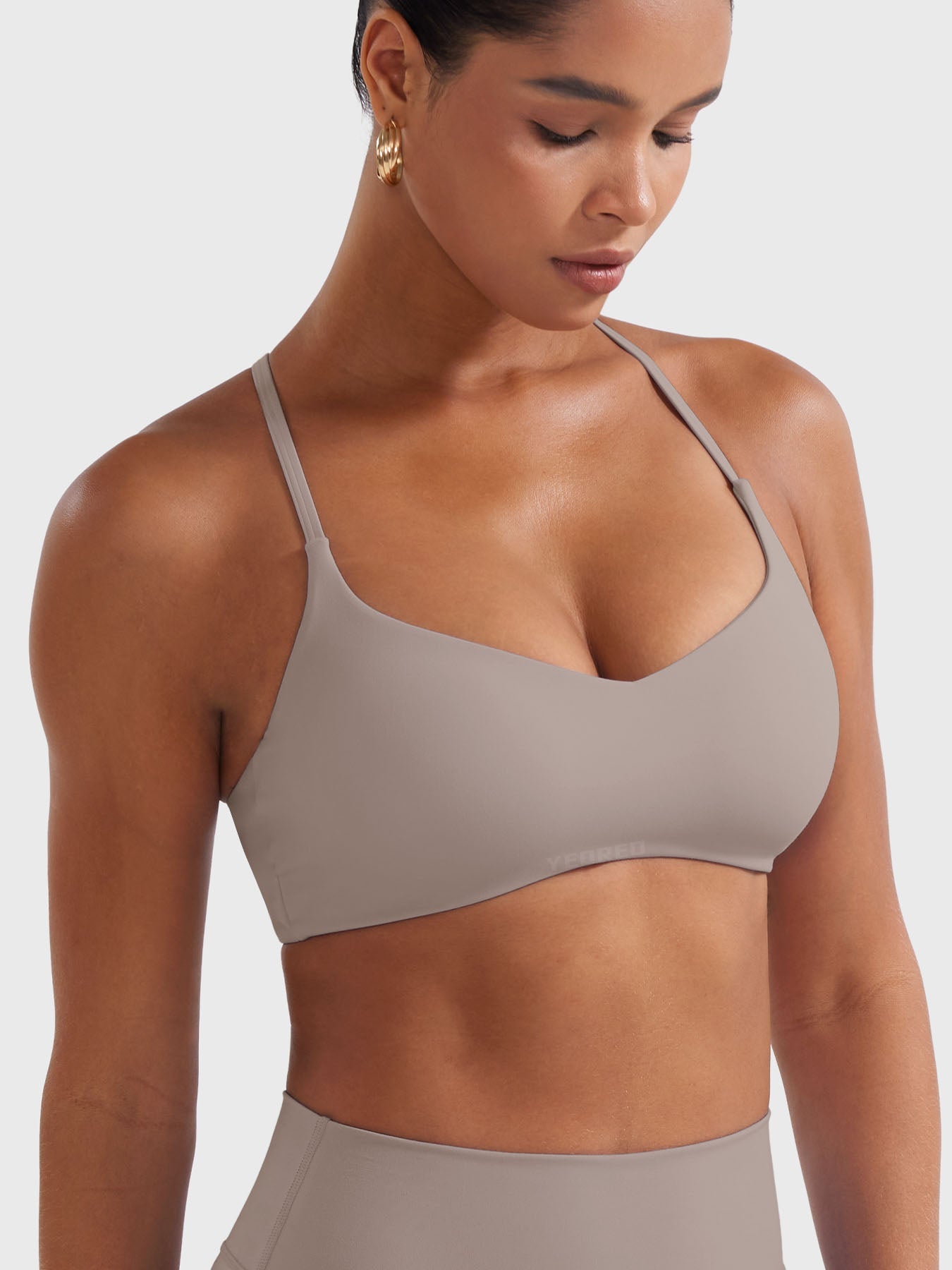 Yeoreo Paisely Y‑Back Sports Bra