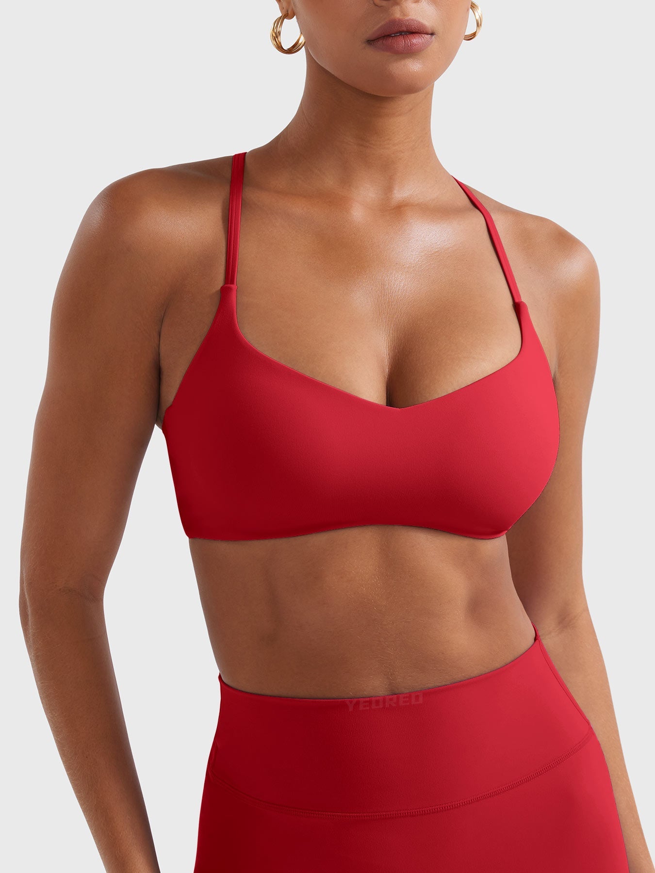 Yeoreo Paisely Y‑Back Sports Bra