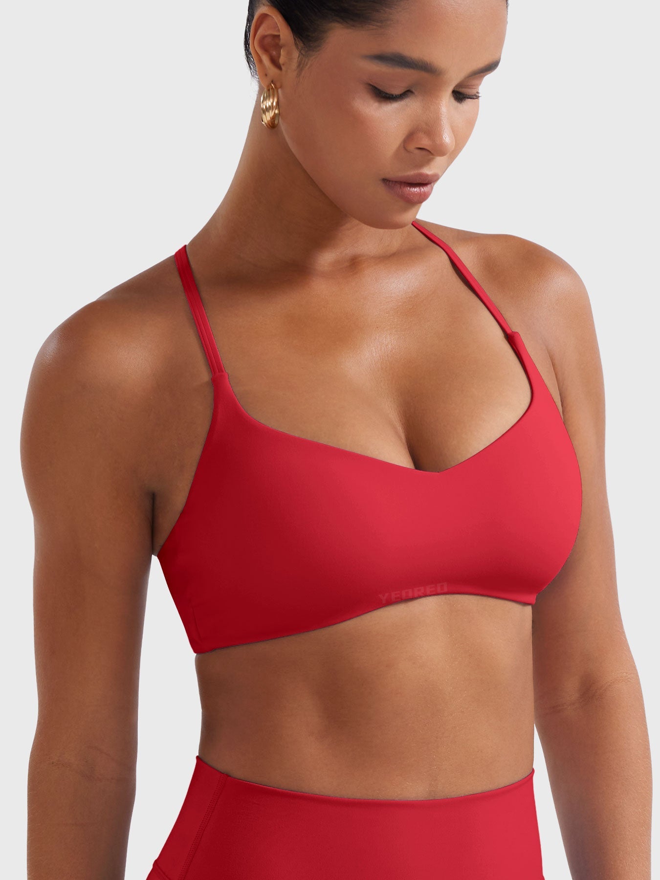Yeoreo Paisely Y‑Back Sports Bra
