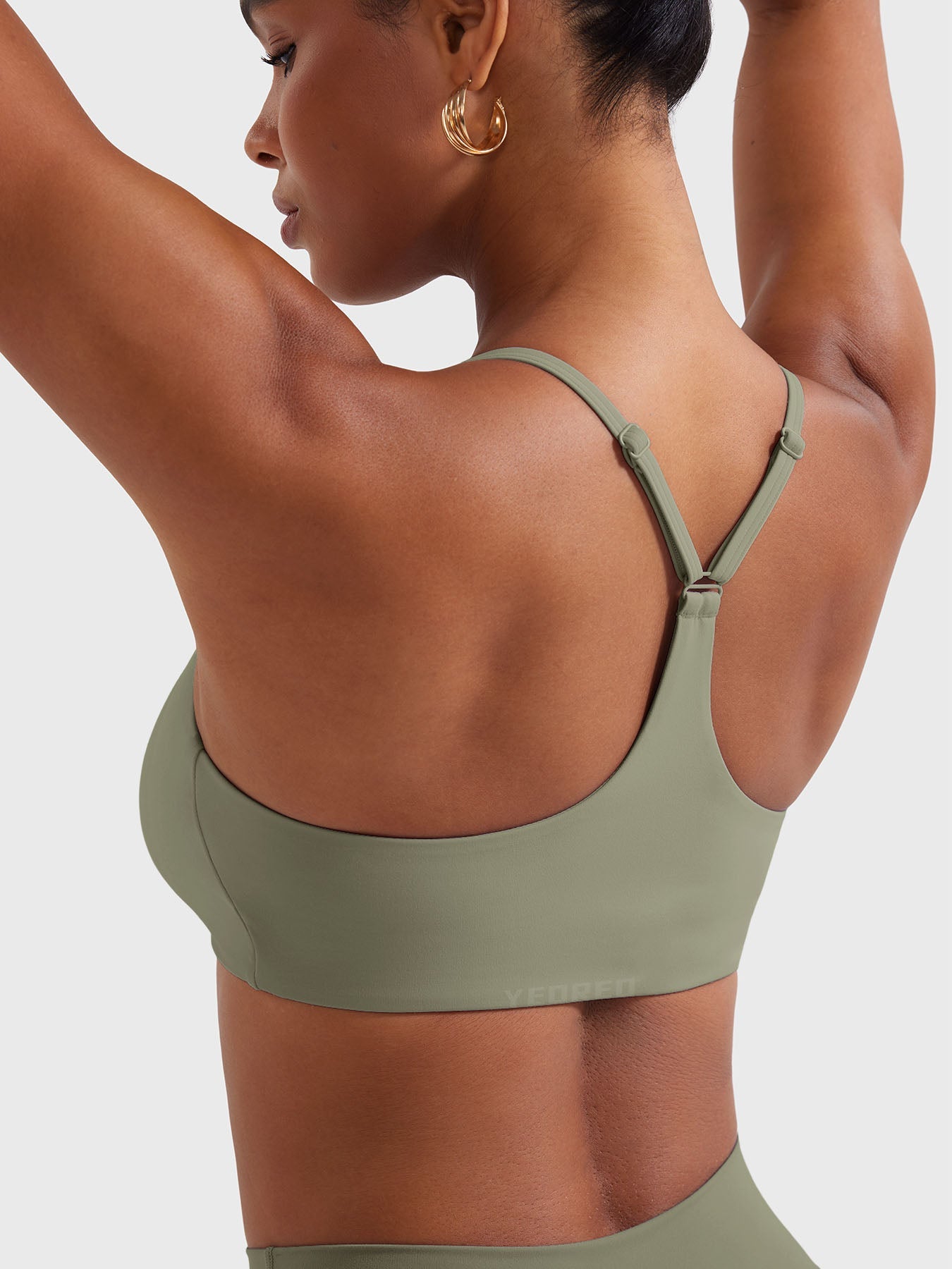 Yeoreo Paisely Y‑Back Sports Bra