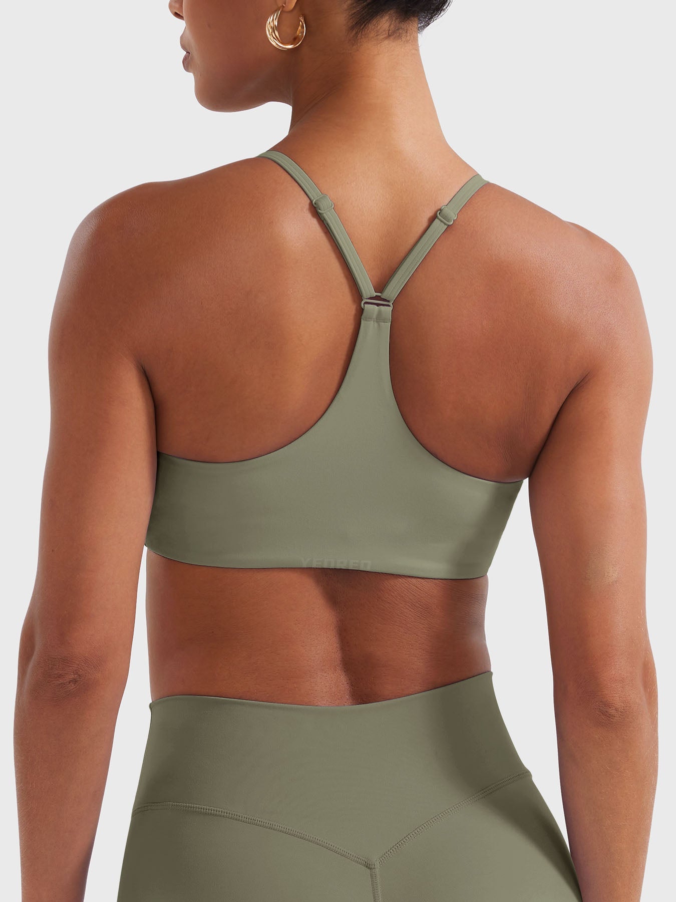 Yeoreo Paisely Y‑Back Sports Bra