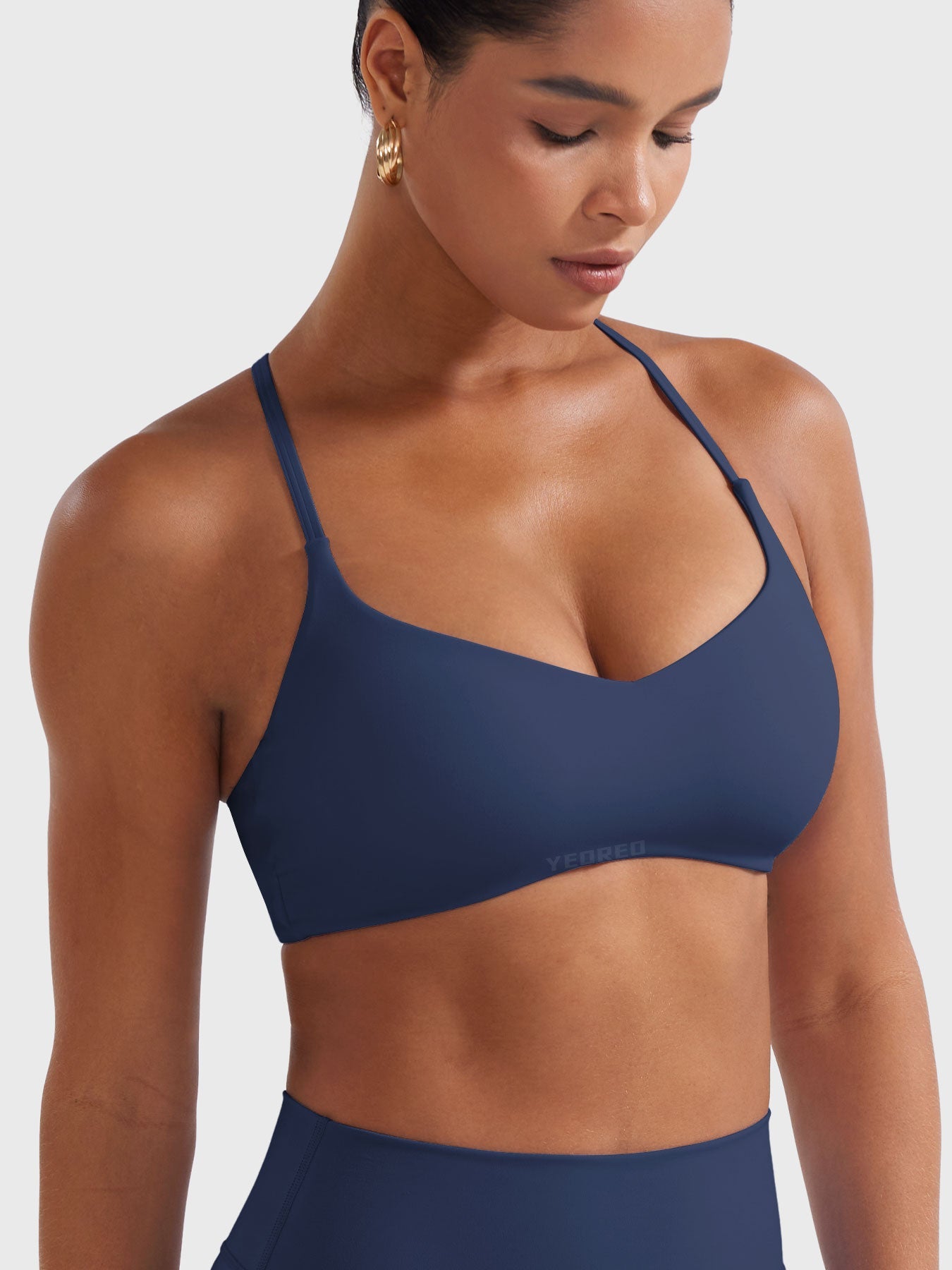 Yeoreo Paisely Y‑Back Sports Bra