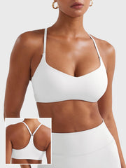 Yeoreo Paisely Y‑Back Sports Bra