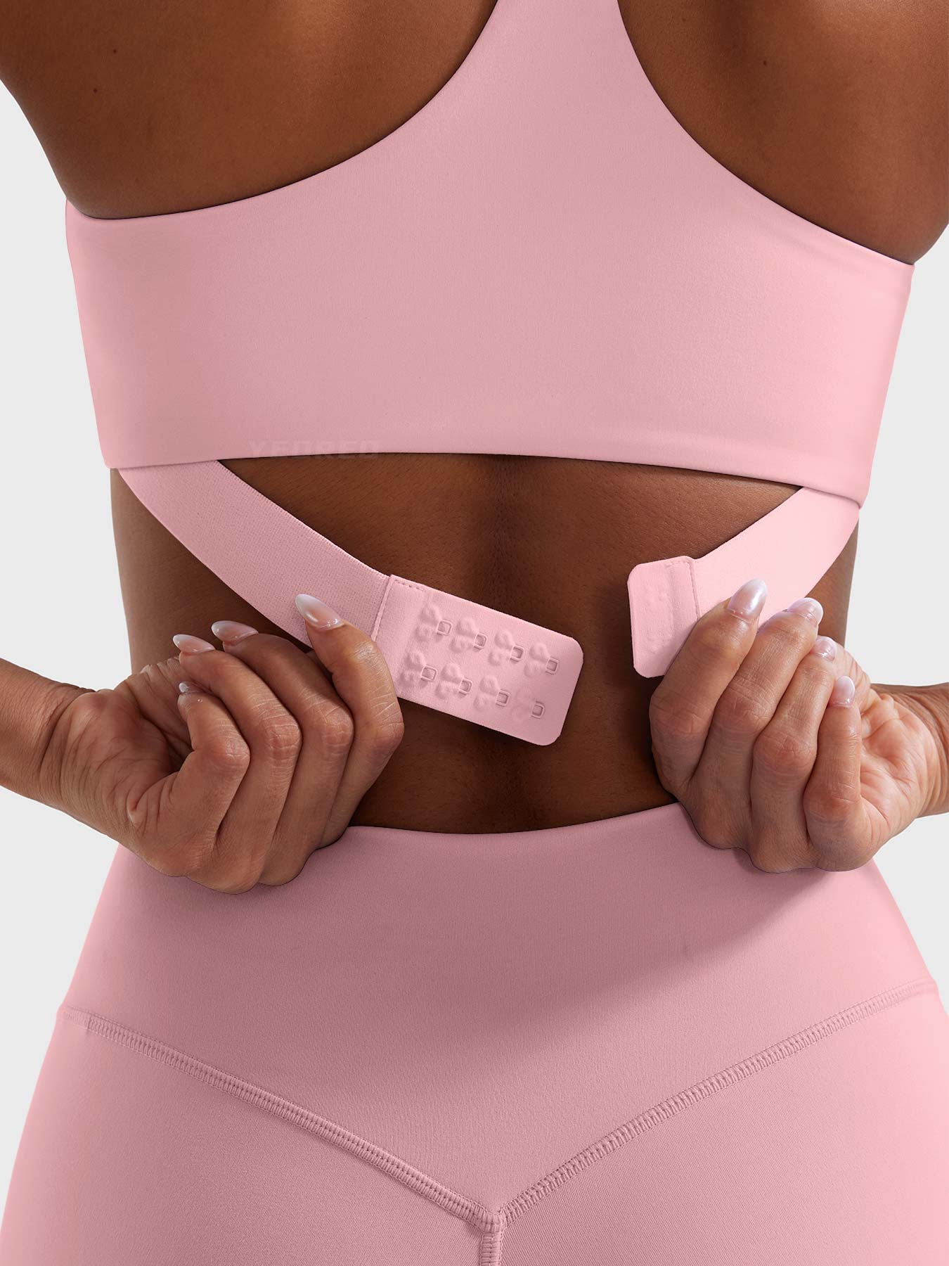 Yeoreo Paisely Y‑Back Sports Bra
