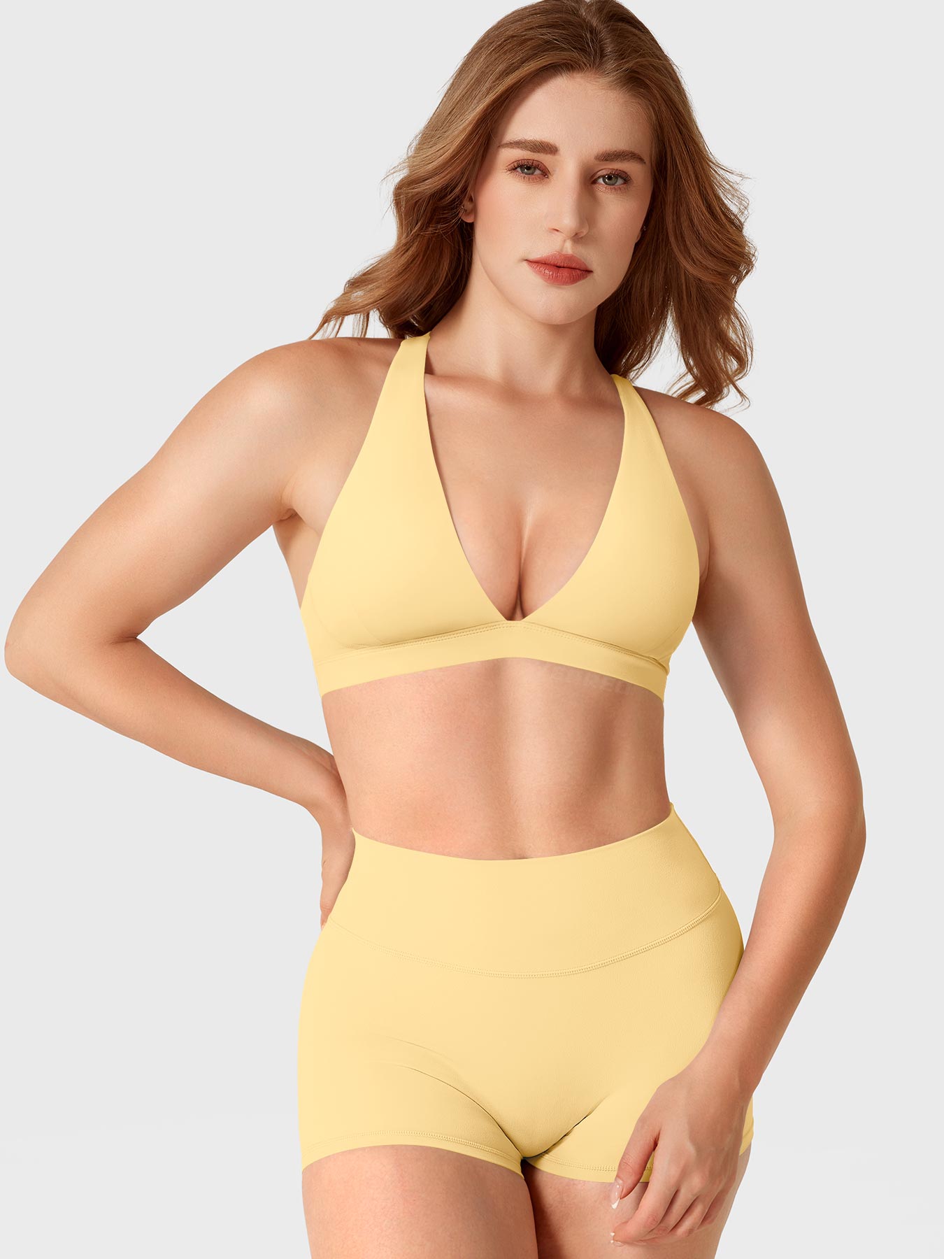 Yeoreo Wafiya Deep V Neck Sports Bra