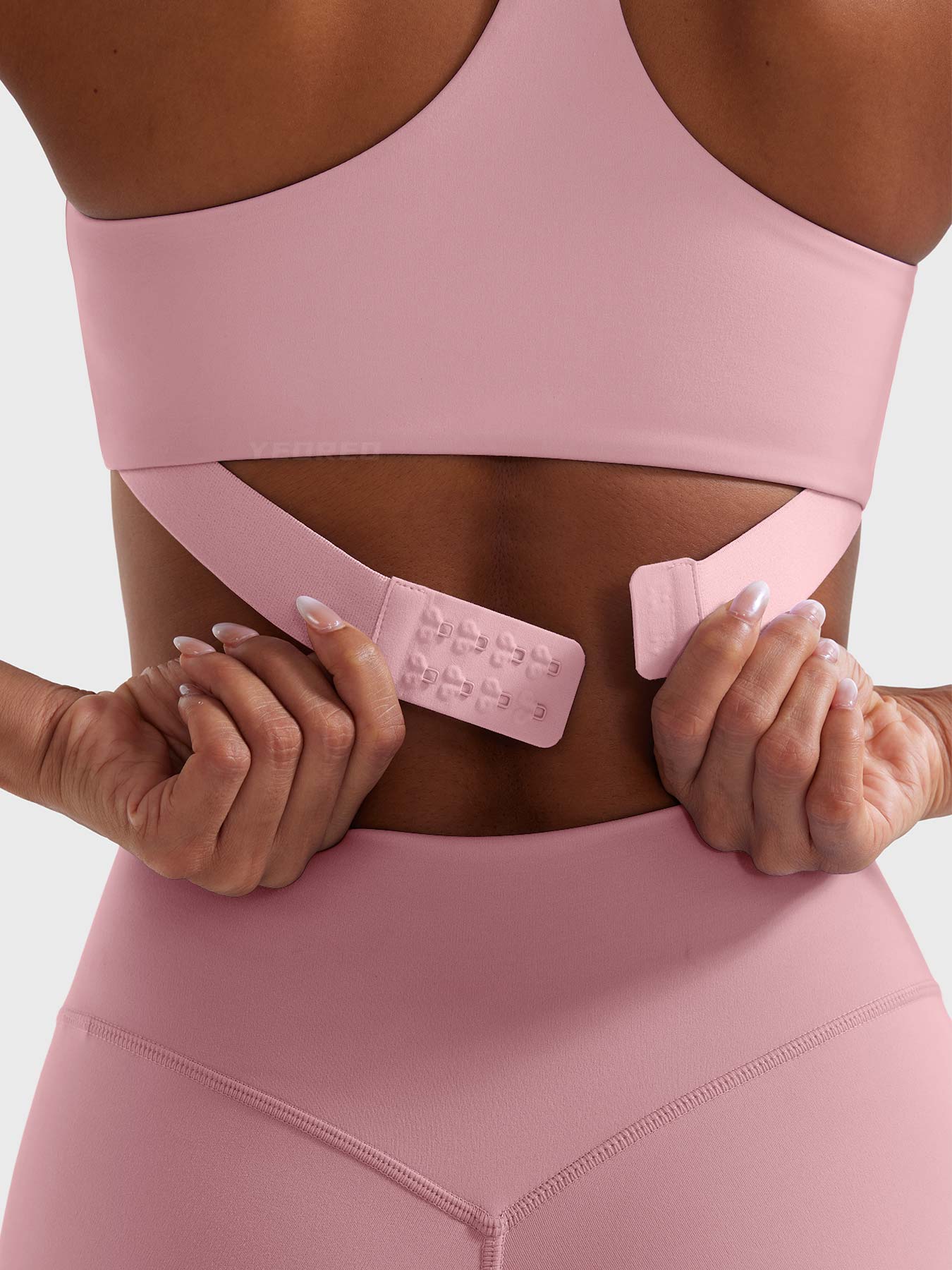 Yeoreo Paisely Y‑Back Sports Bra
