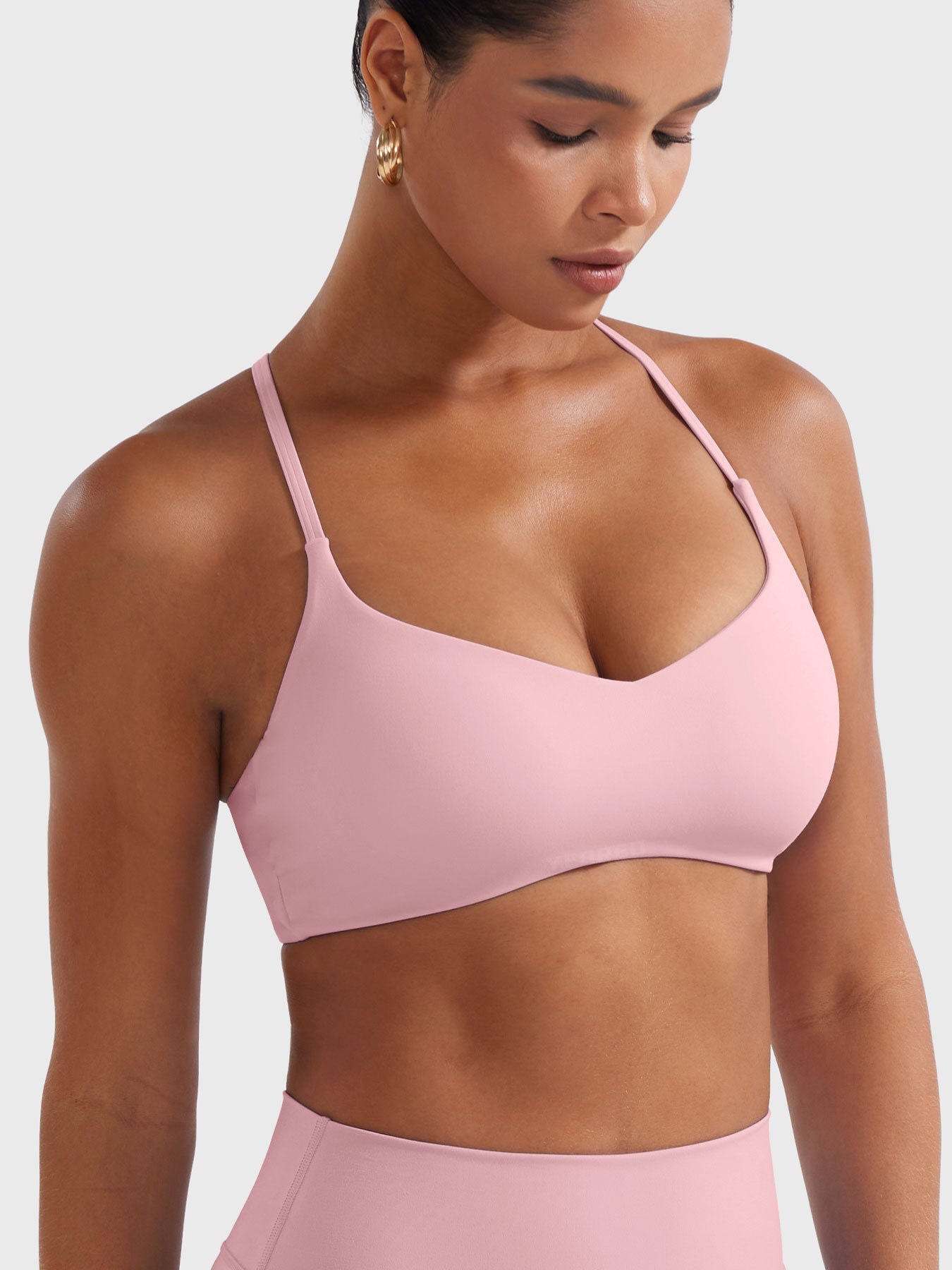 Yeoreo Paisely Y‑Back Sports Bra