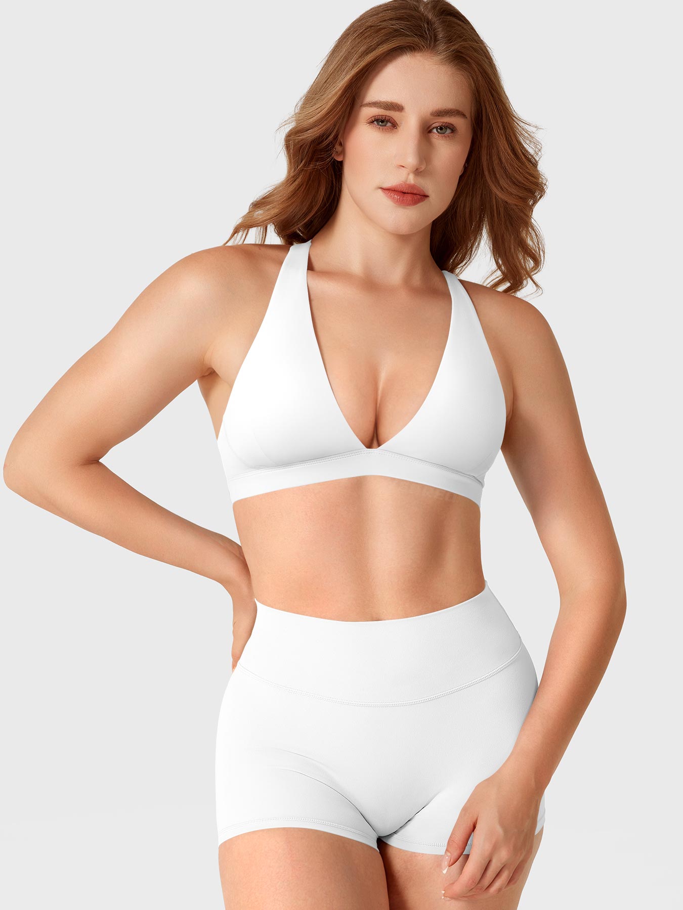 Yeoreo Wafiya Deep V Neck Sports Bra