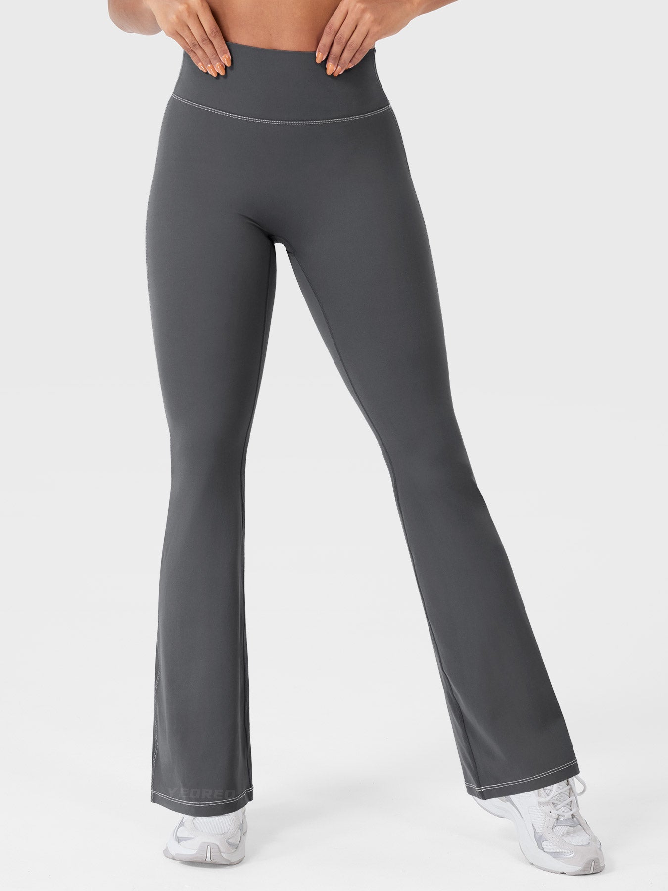 Yeoreo Astridy Faux Denim Flared Leggings