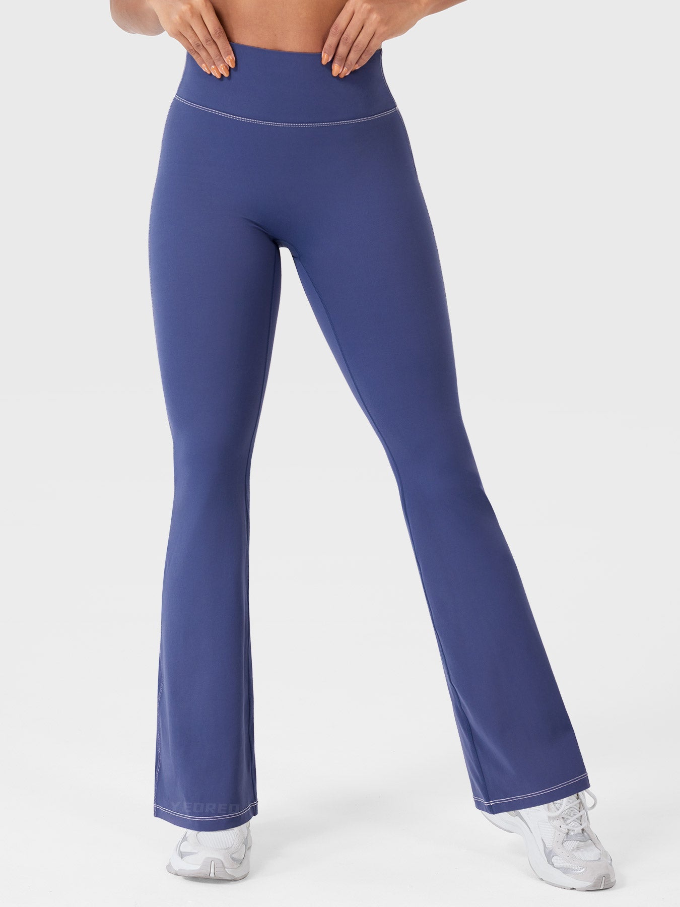 Yeoreo Astridy Faux Denim Flared Leggings