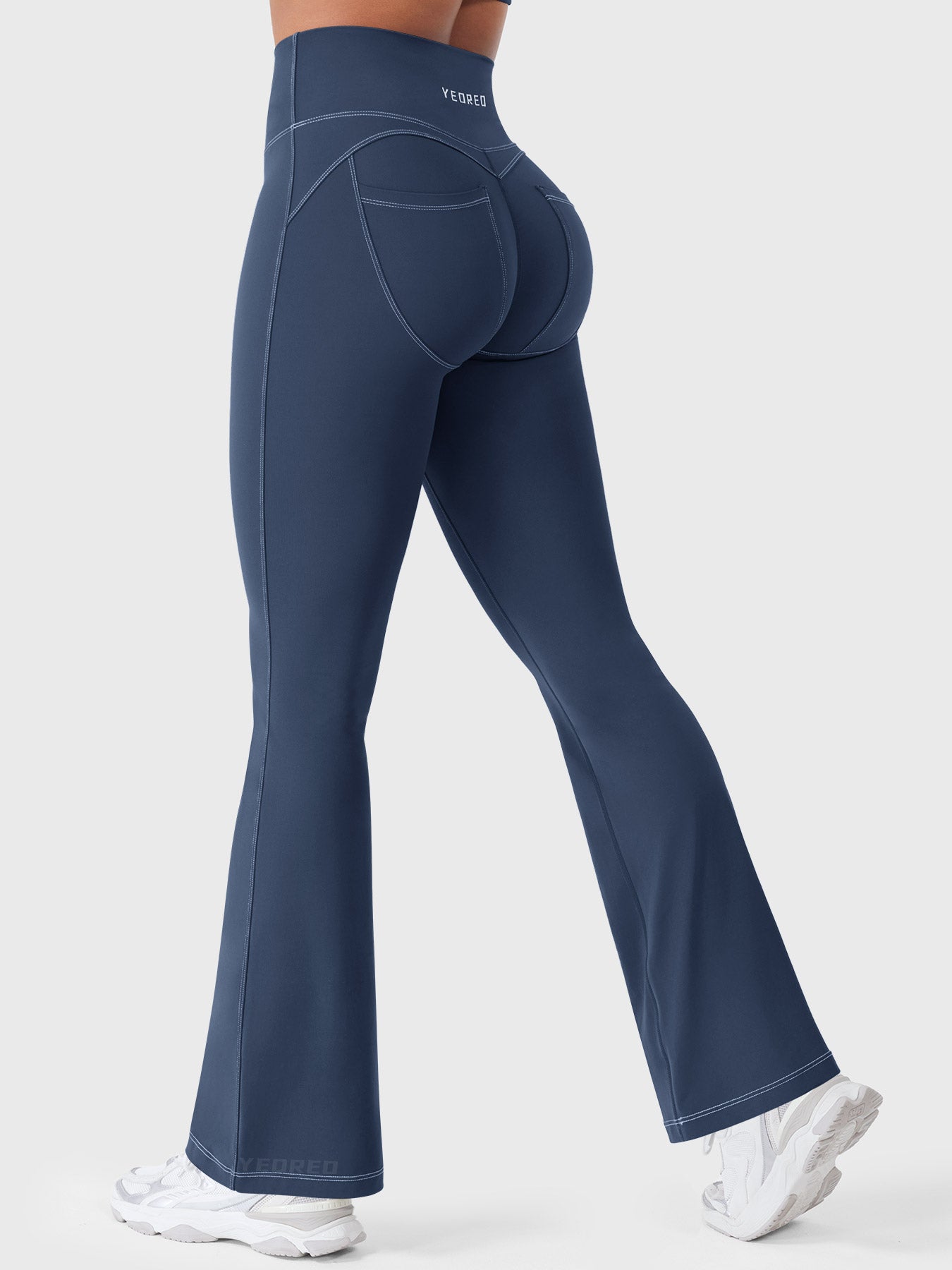 Yeoreo Astridy Faux Denim Flared Leggings