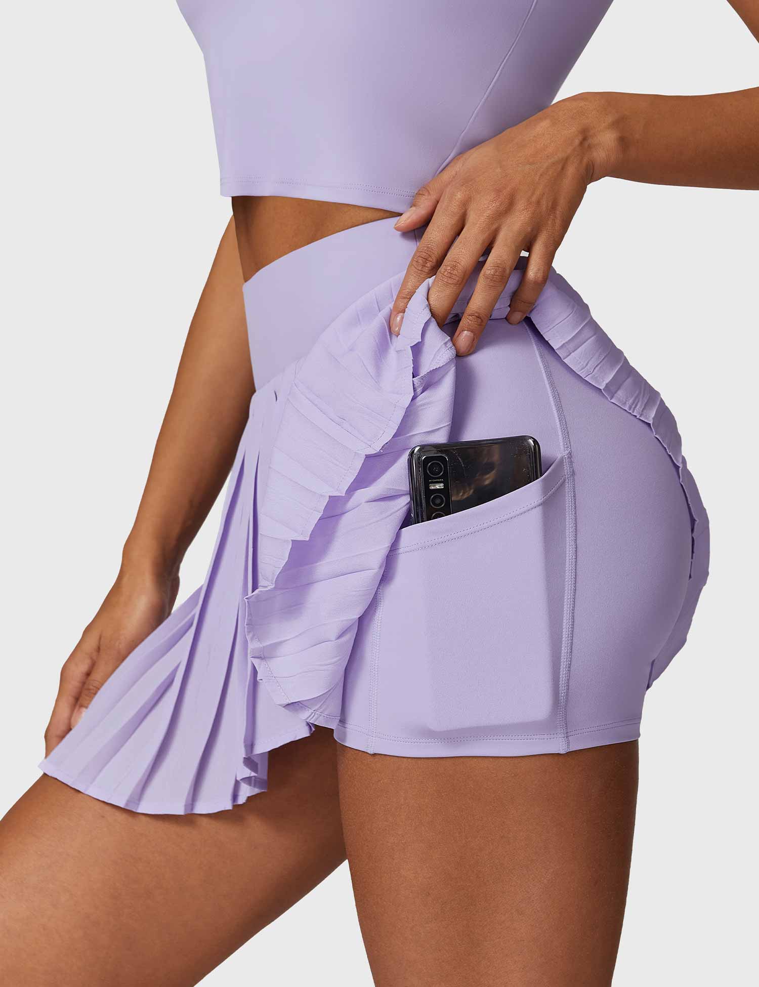 Yeoreo Crop Top Tennis Skirt Sets