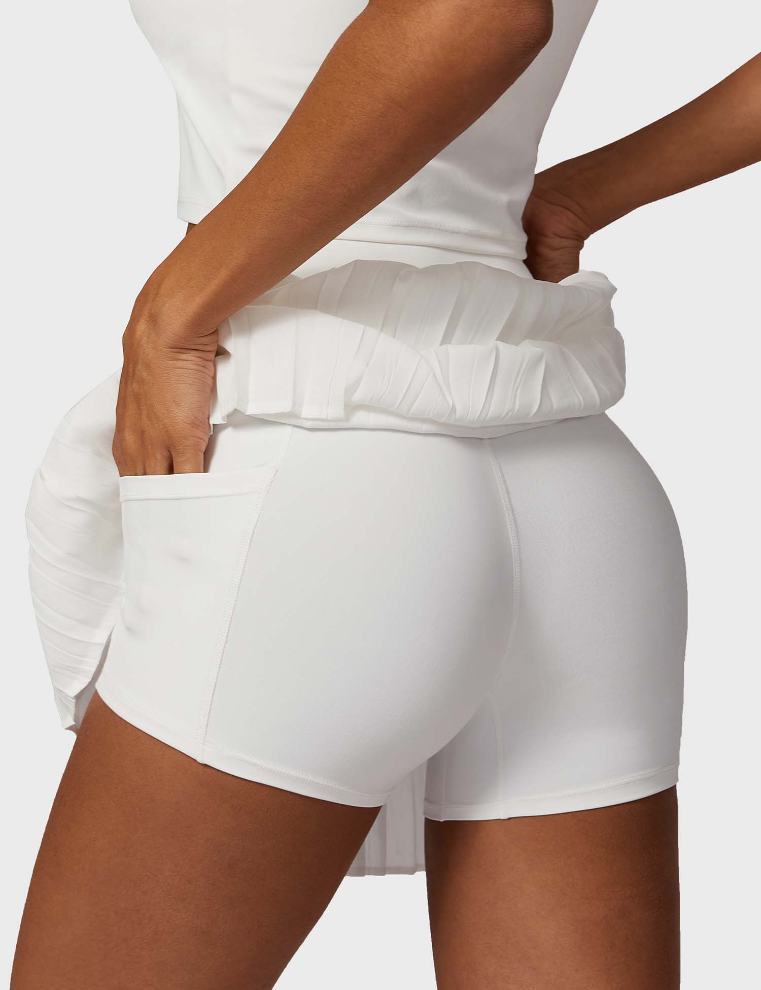 Yeoreo Crop Top Tennis Skirt Sets