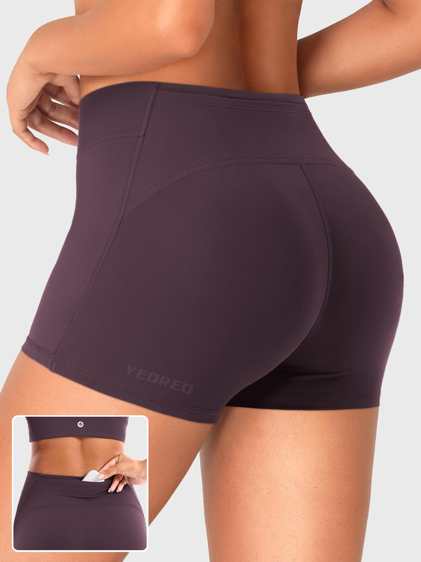 Yeoreo Danuiy 3.6" Low Rise Training Shorts