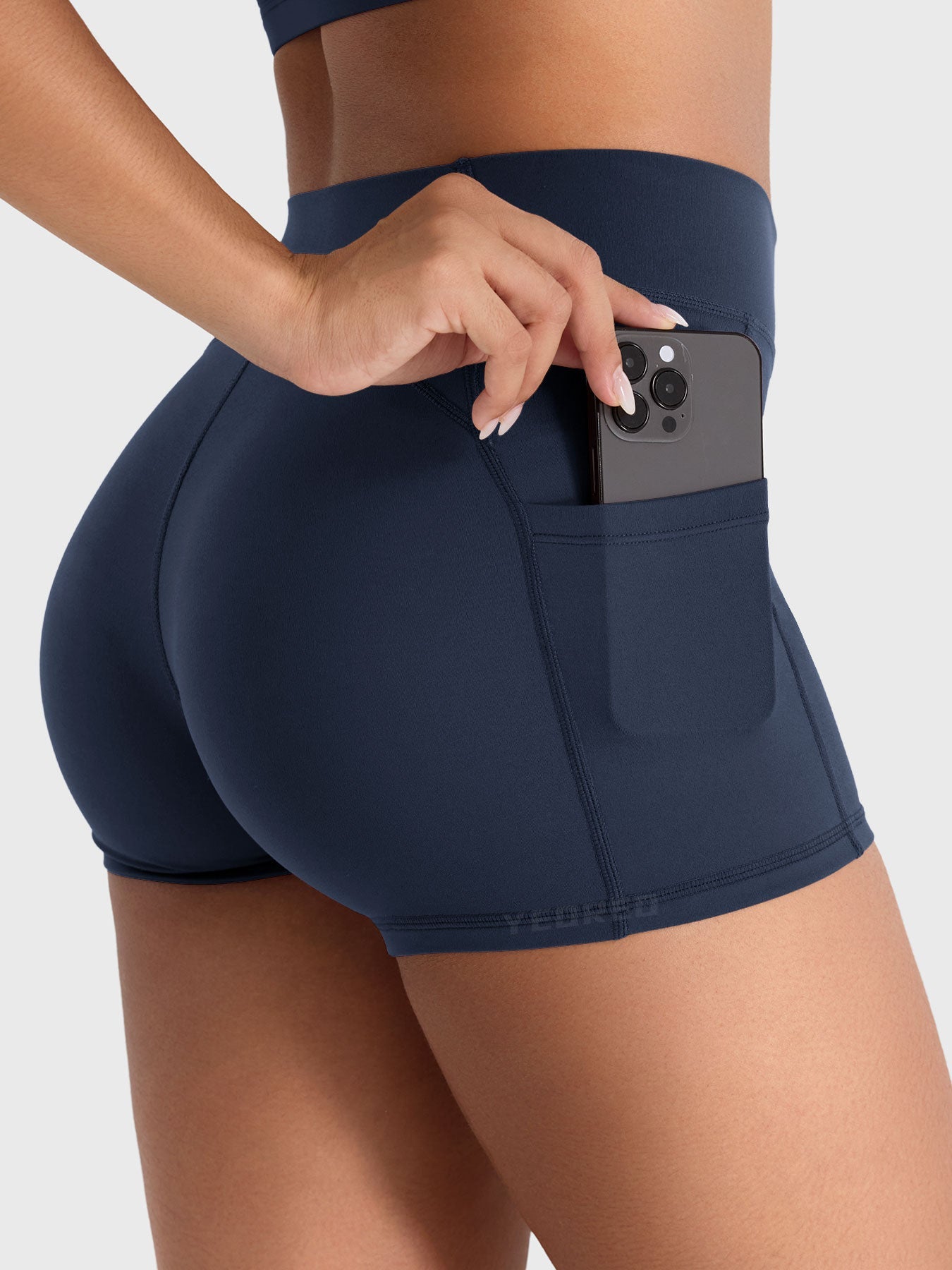 Yeoreo Damiely 3.6" Low Rise Shorts With Pocket