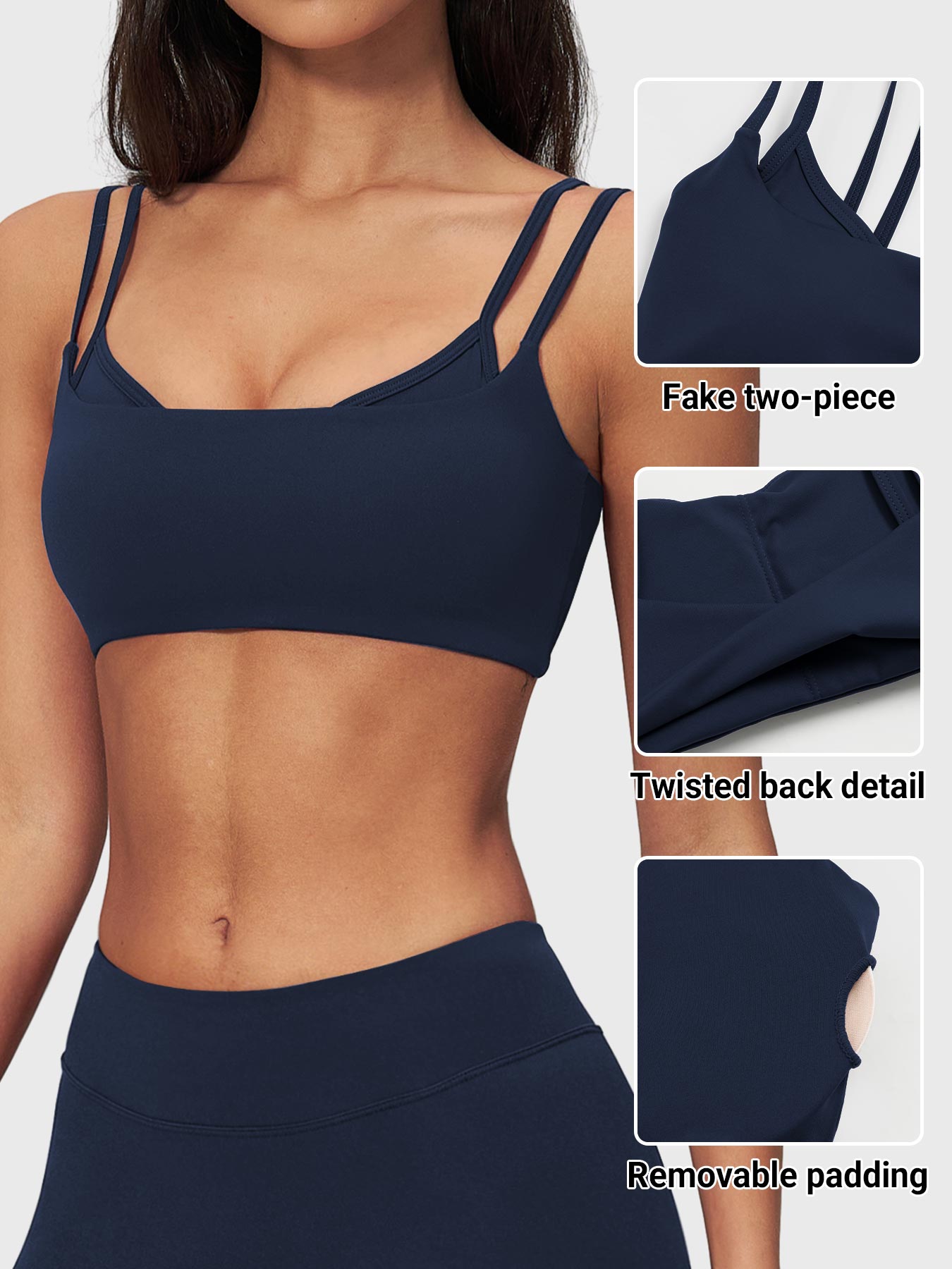 Yeoreo Achilles Double Strap Sports Bra