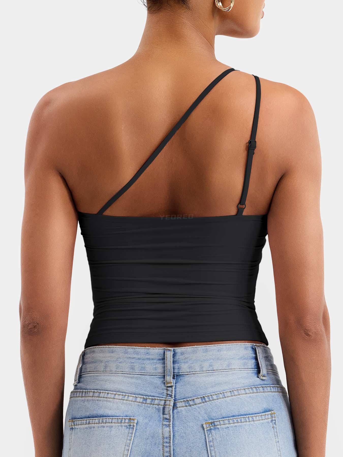 Yeoreo Fanciy One Shoulder Tank Top