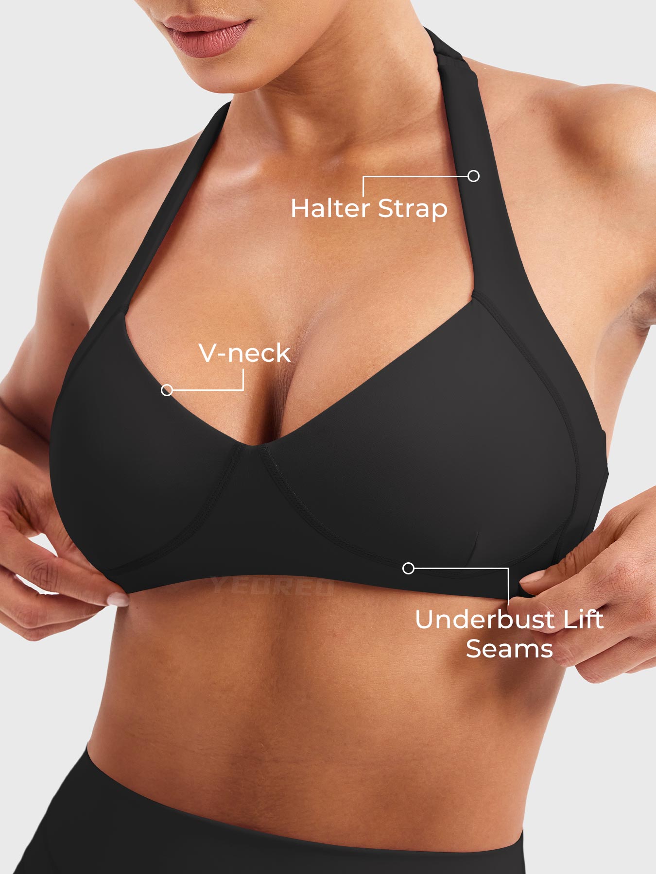 Yeoreo Andrine Contour Halter Sports Bra