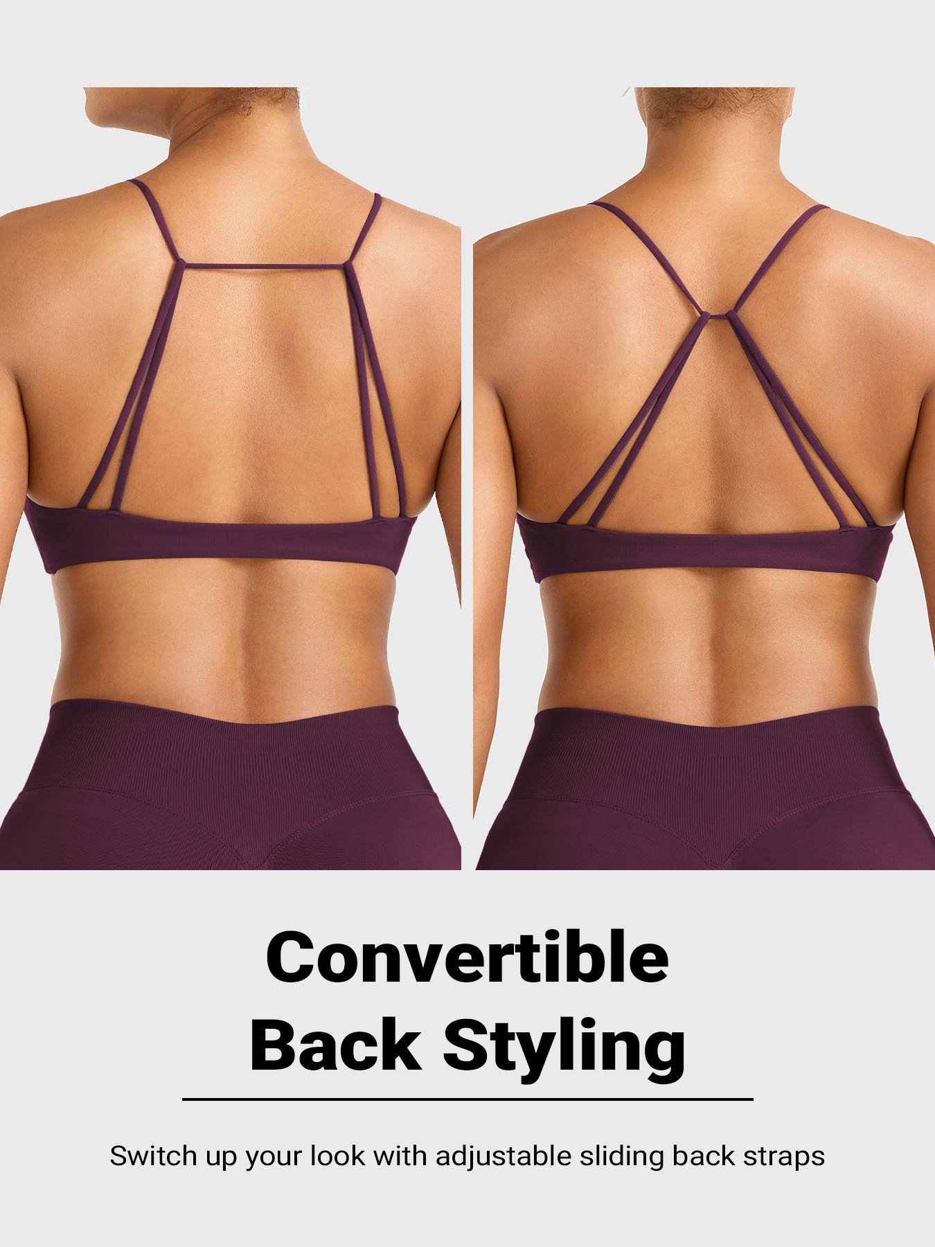 Yeoreo Jocelyna Minimal Strappy Sports Bra