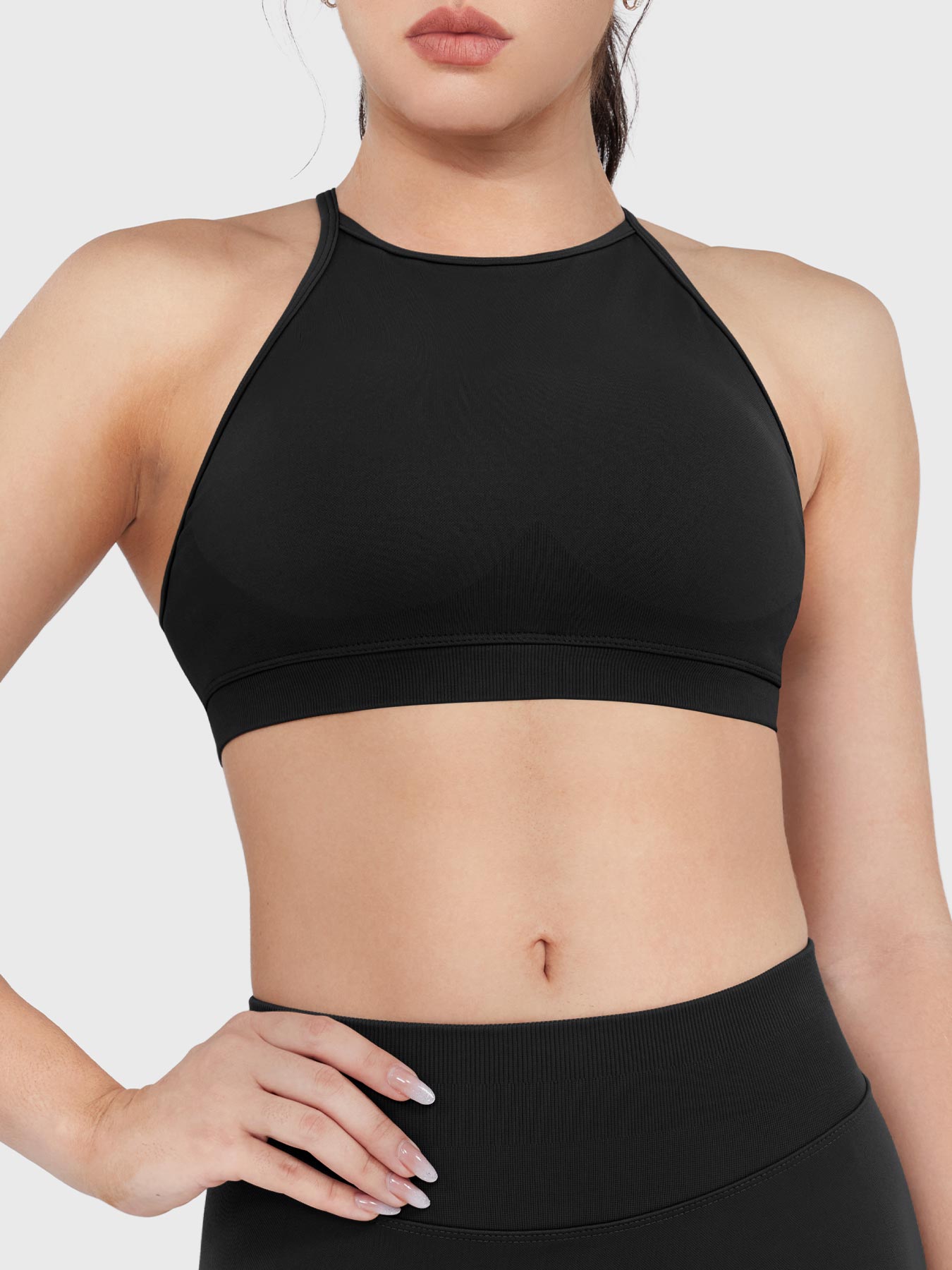 Yeoreo Acuffny High Neck Backless Sports Bra