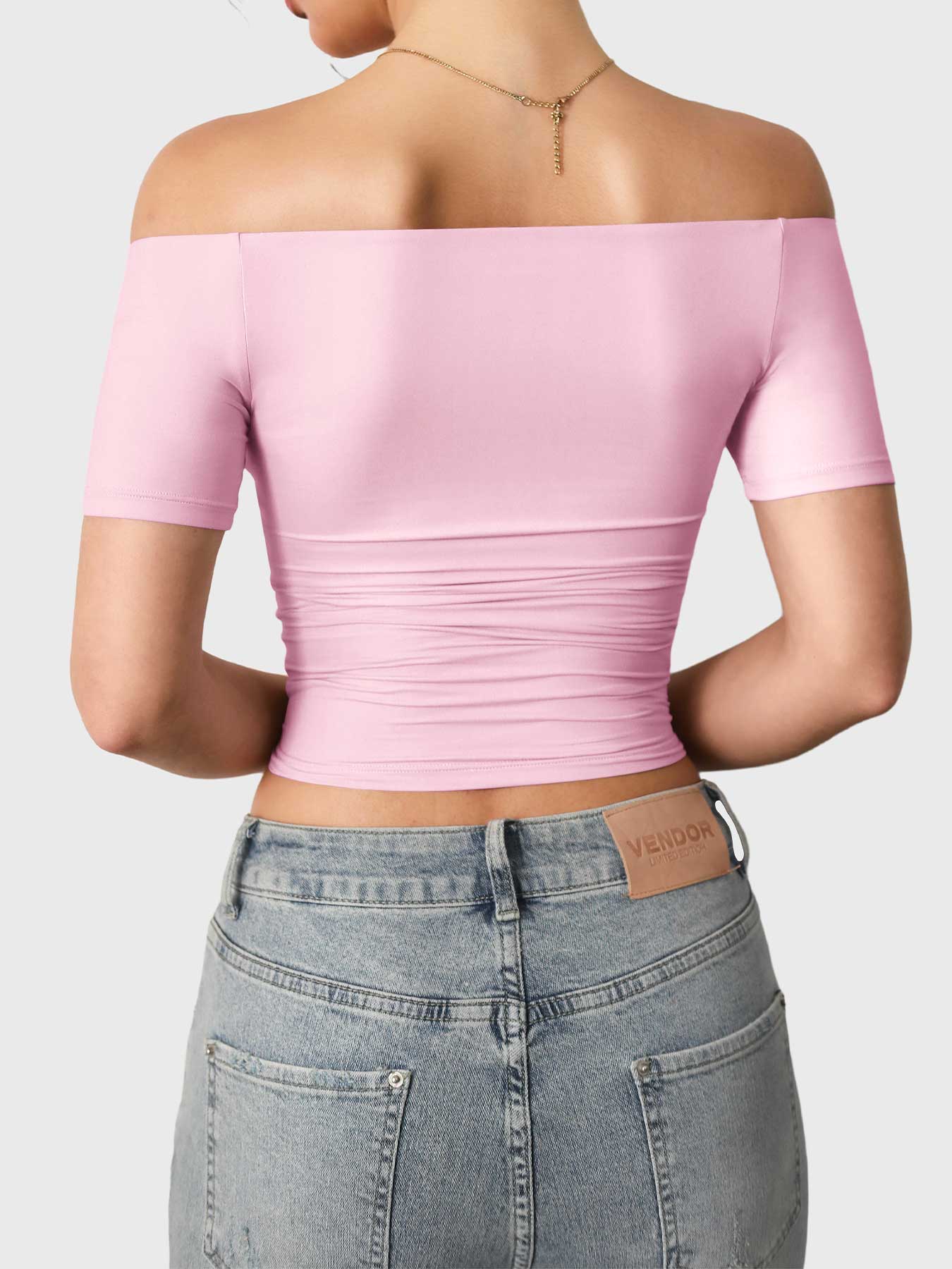 Yeoreo Luzlie Off Shoulder Short Sleeves