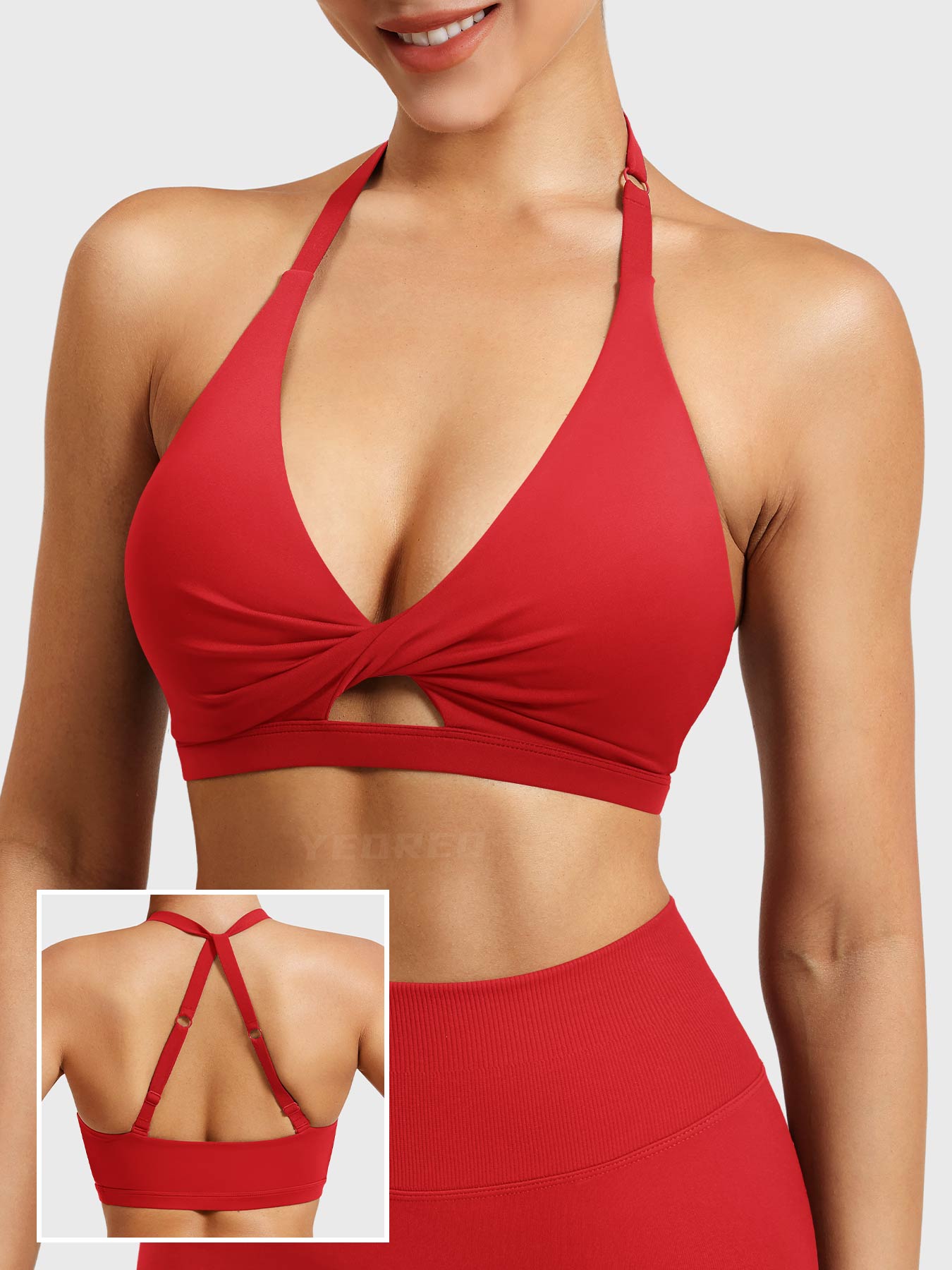 Yeoreo Micaela Twist Front Sports Bra