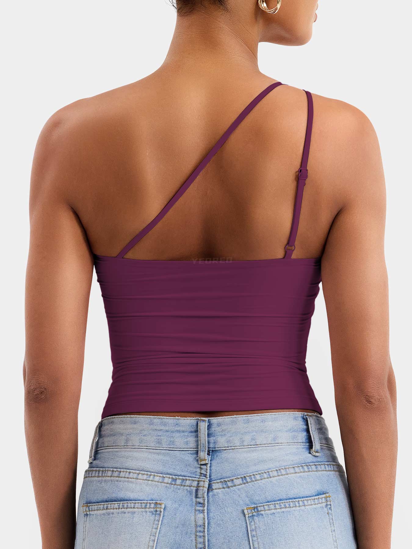 Yeoreo Fanciy One Shoulder Tank Top