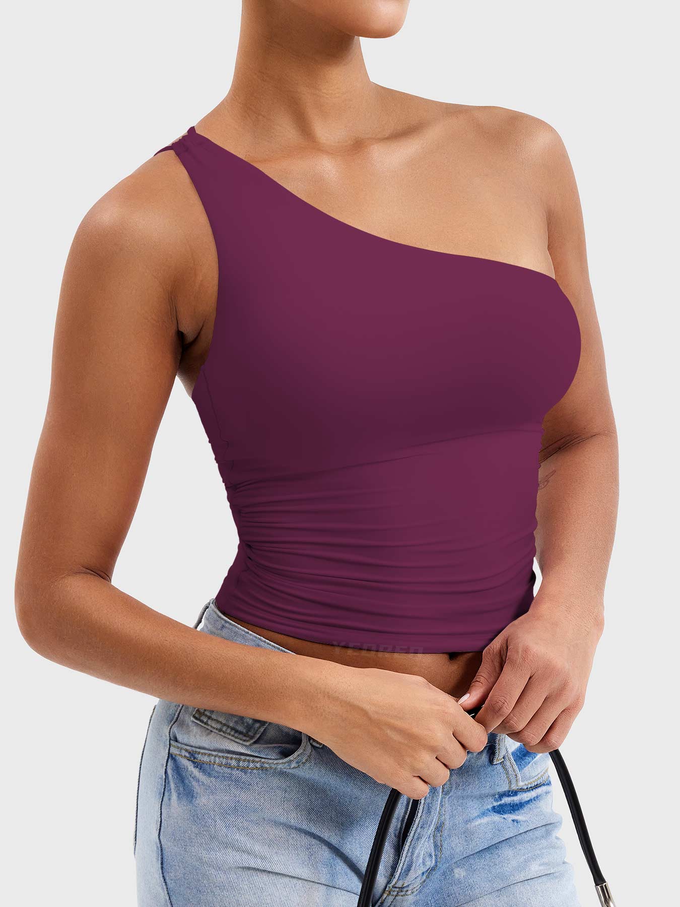 Yeoreo Fanciy One Shoulder Tank Top