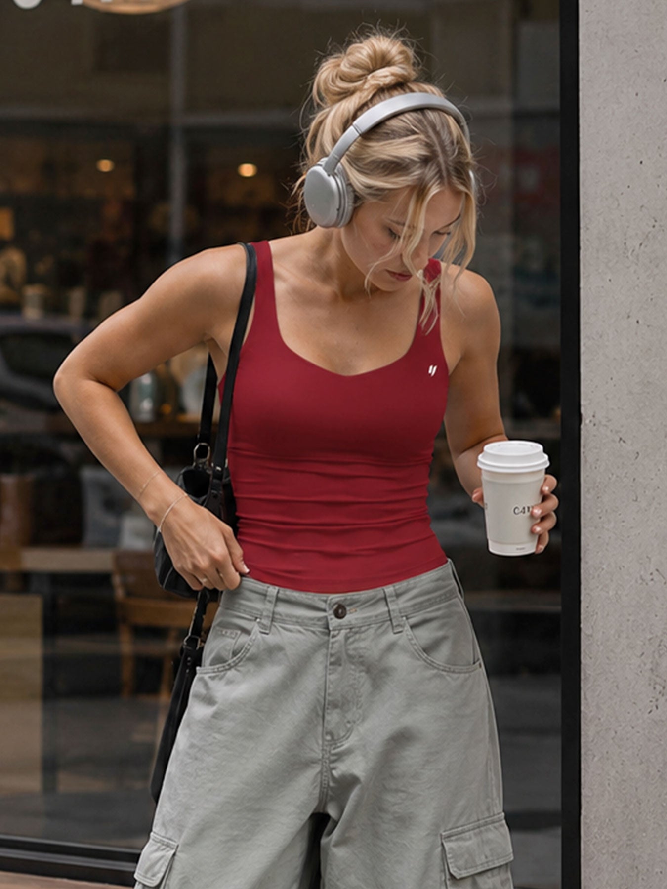 Yeoreo Mittyle Open Back Longline Tank