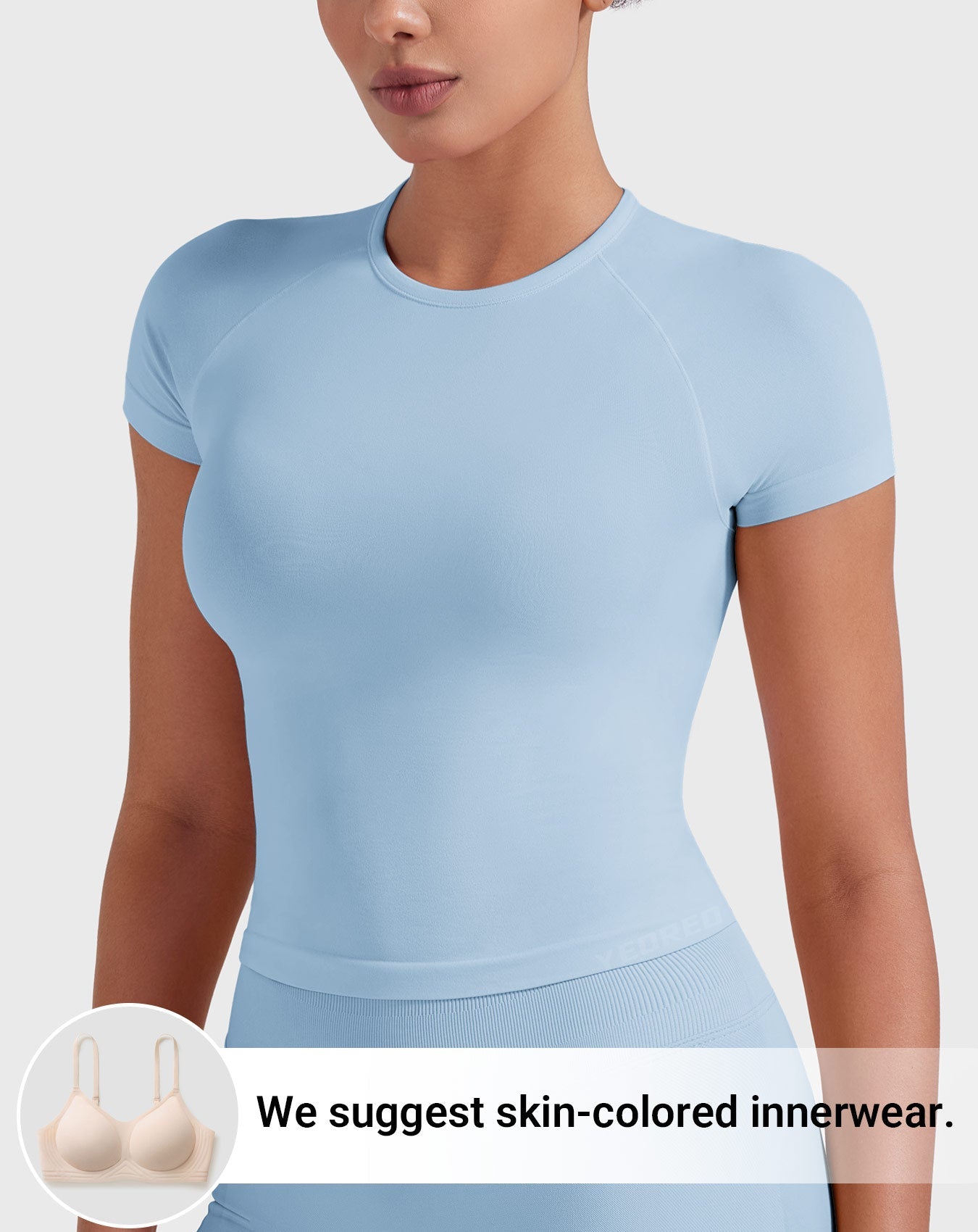 Yeoreo Zosiya Seamless Short Sleeve Top