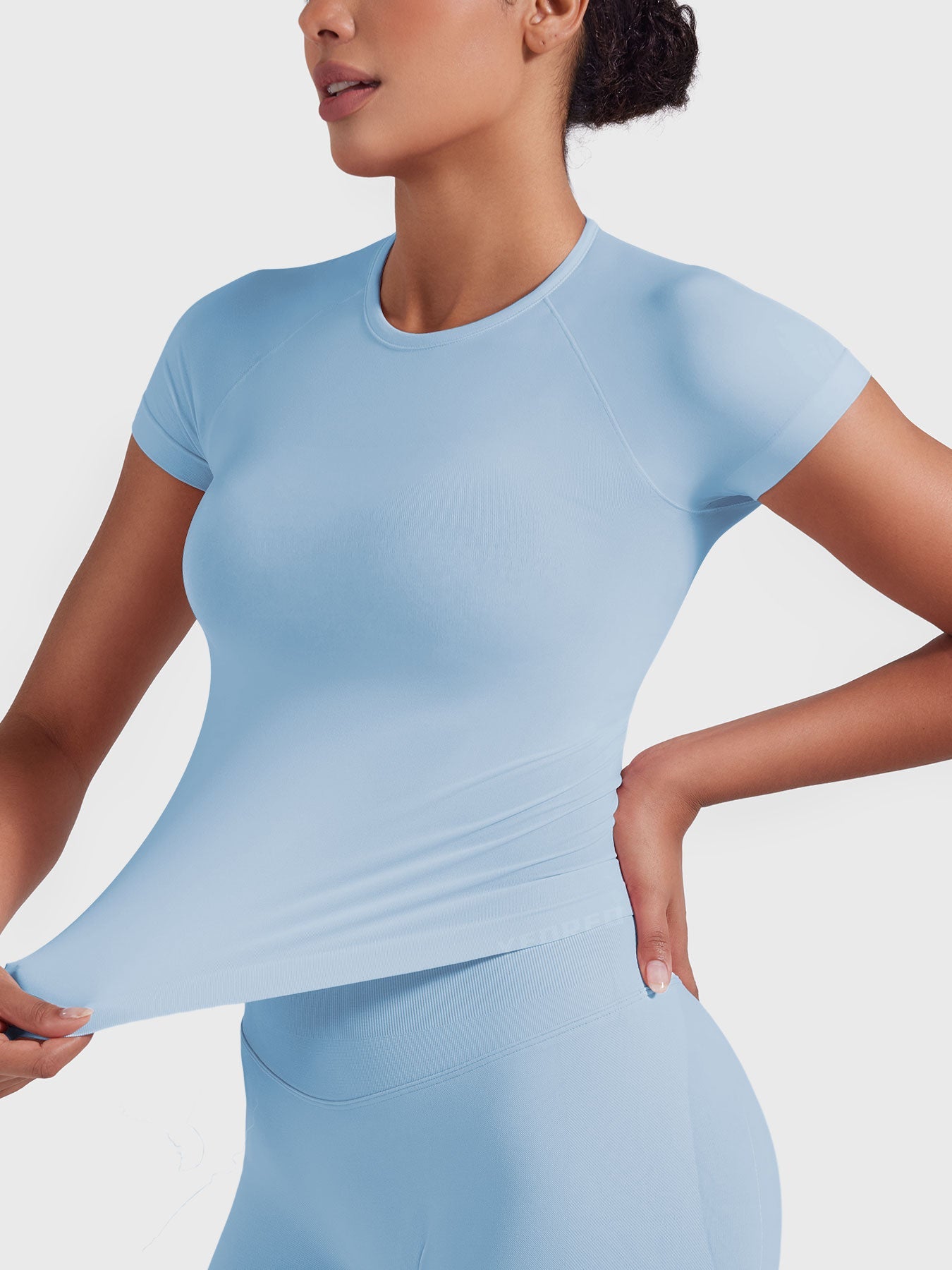 Yeoreo Zosiya Seamless Short Sleeve Top