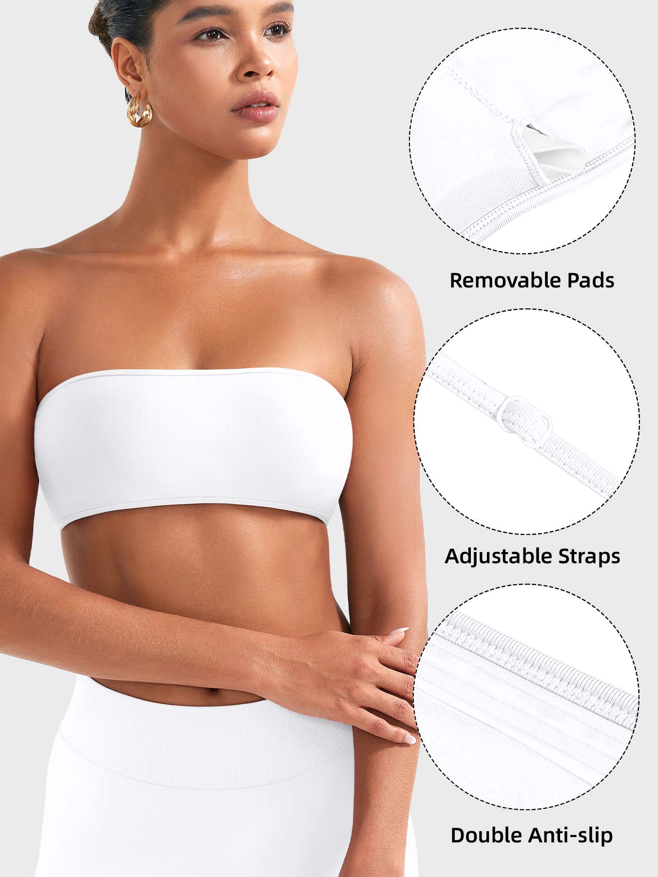 Yeoreo Alvna SoftHue Bandeau Sports Bra