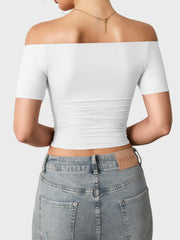 Yeoreo Luzlie Off Shoulder Short Sleeves