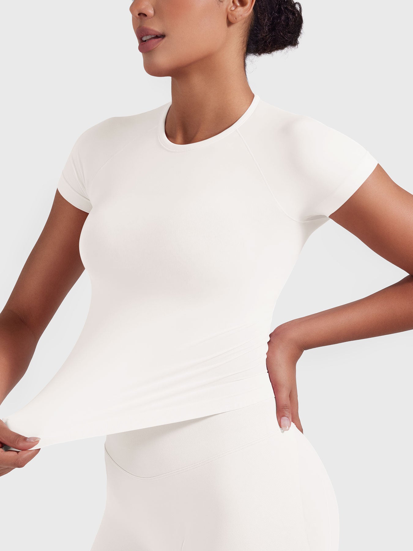 Yeoreo Zosiya Seamless Short Sleeve Top