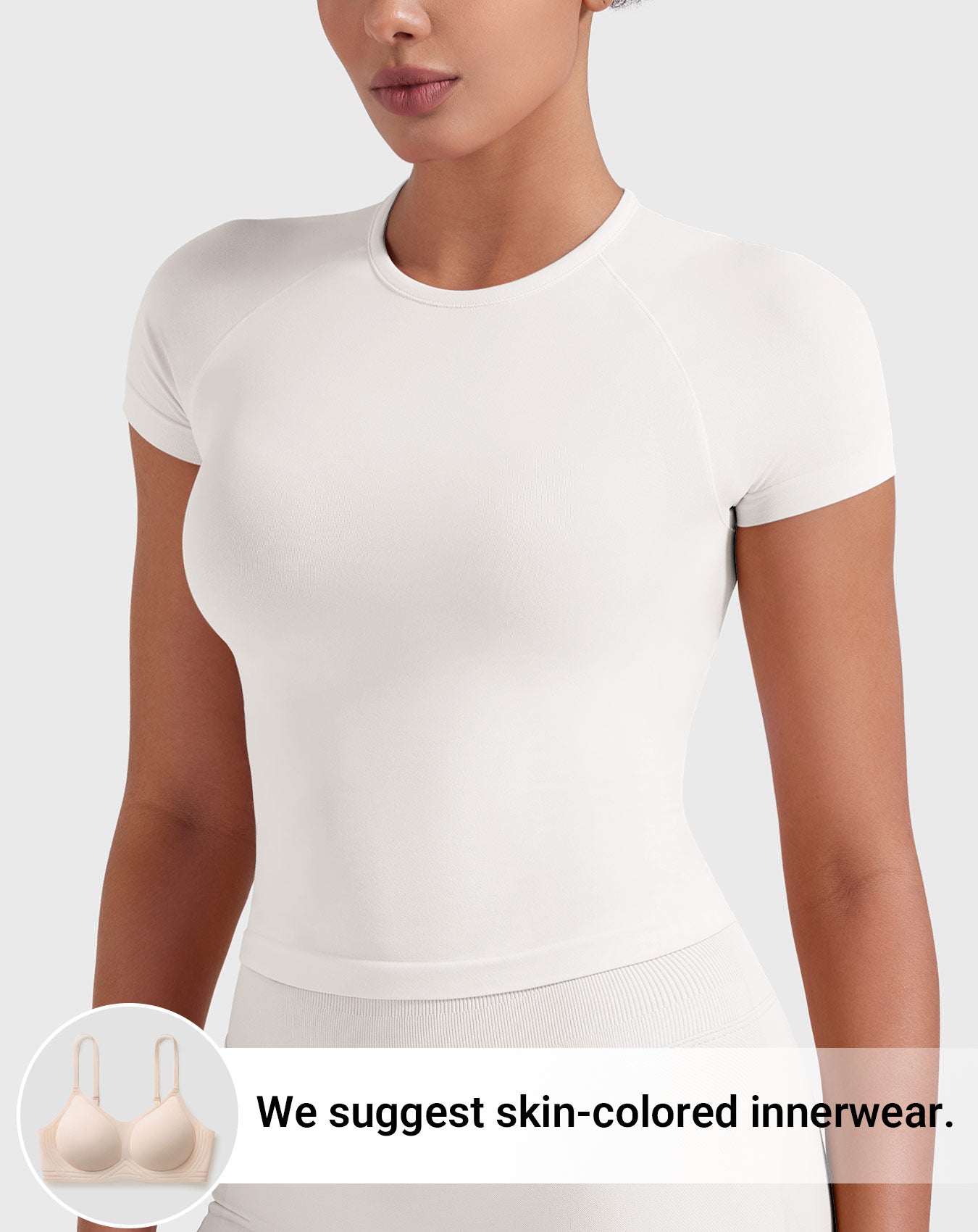 Yeoreo Zosiya Seamless Short Sleeve Top