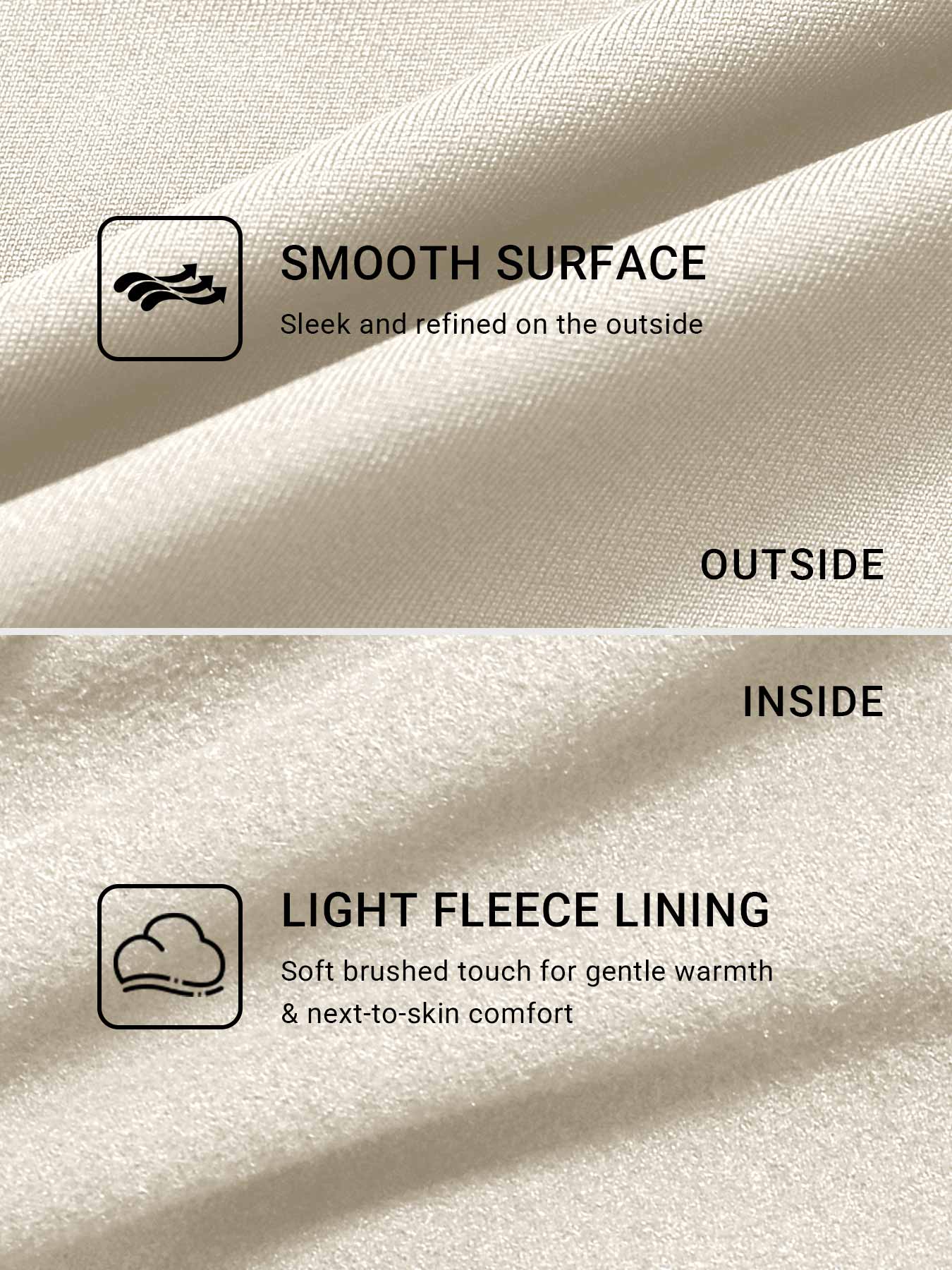 Yeoreo Eddiy 33" Fleece Straight Leg Leggings