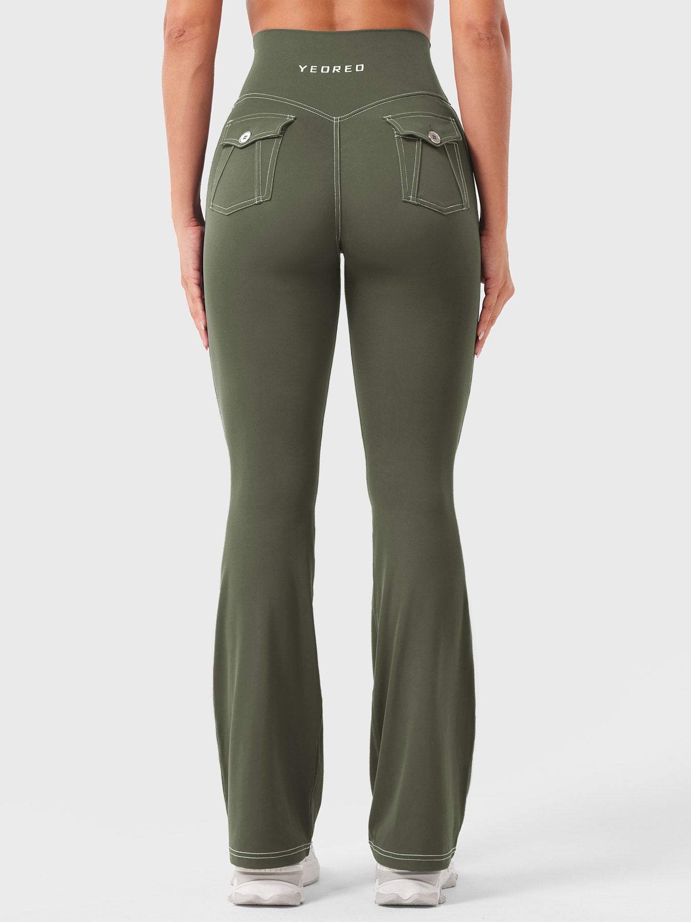 Yeoreo Bernicy CoreFlex Faux Denim Flared Leggings