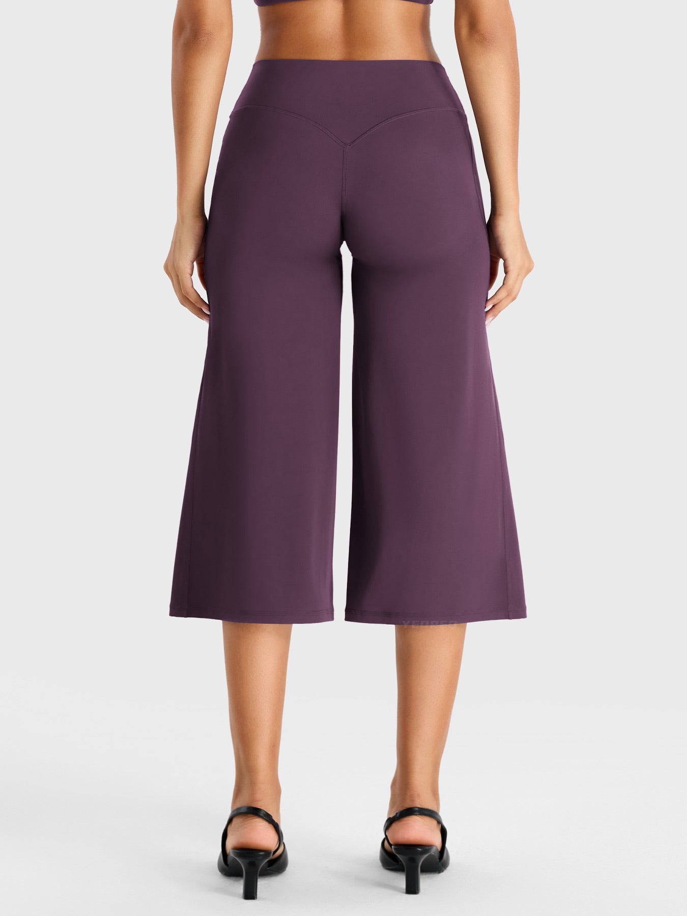 Yeoreo Samyer 21" Low Rise Wide Leg Capri Pants