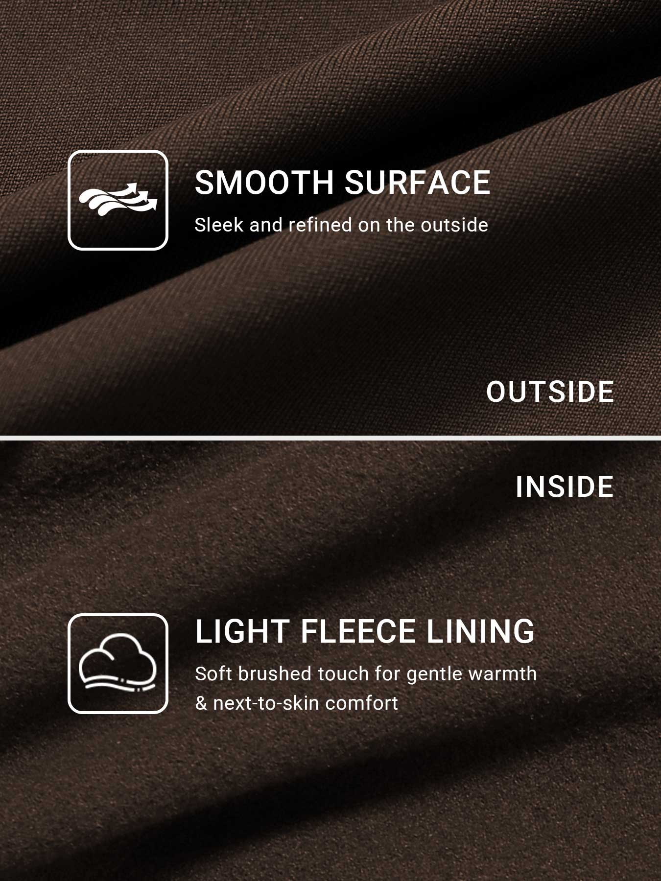 Yeoreo Eddiy 33" Fleece Straight Leg Leggings