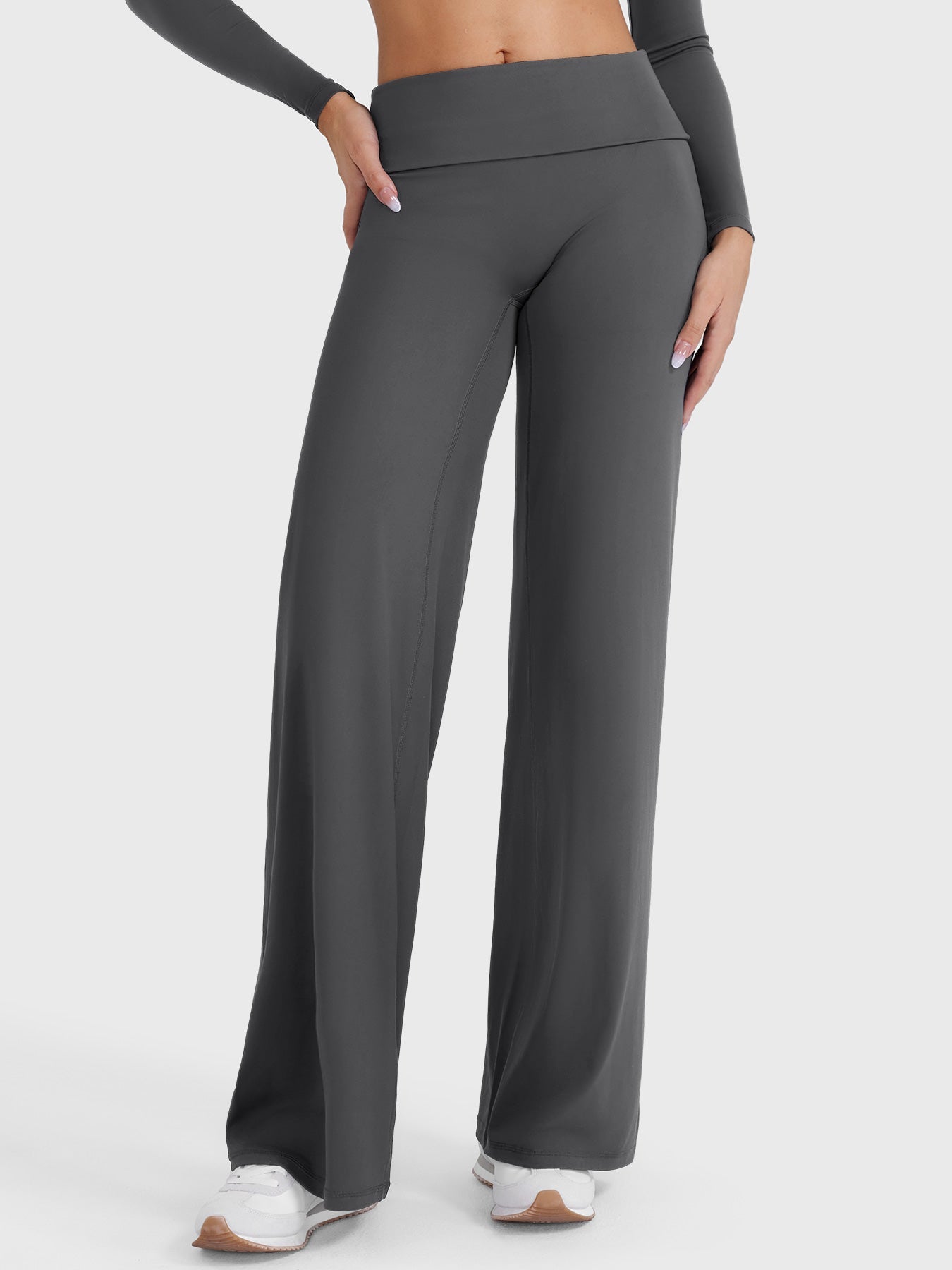 Yeoreo Eddiy 31.5" Fold Over Straight Leggings