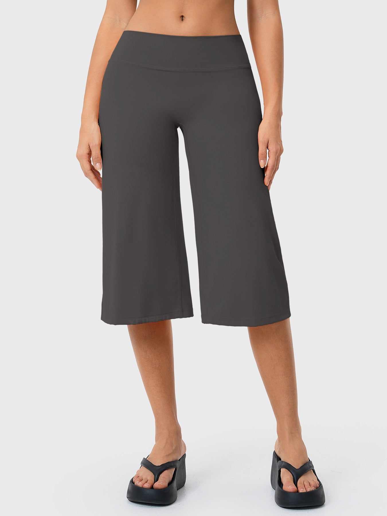 Yeoreo Nyree 21" Low Rise Wide Leg Capri Pants