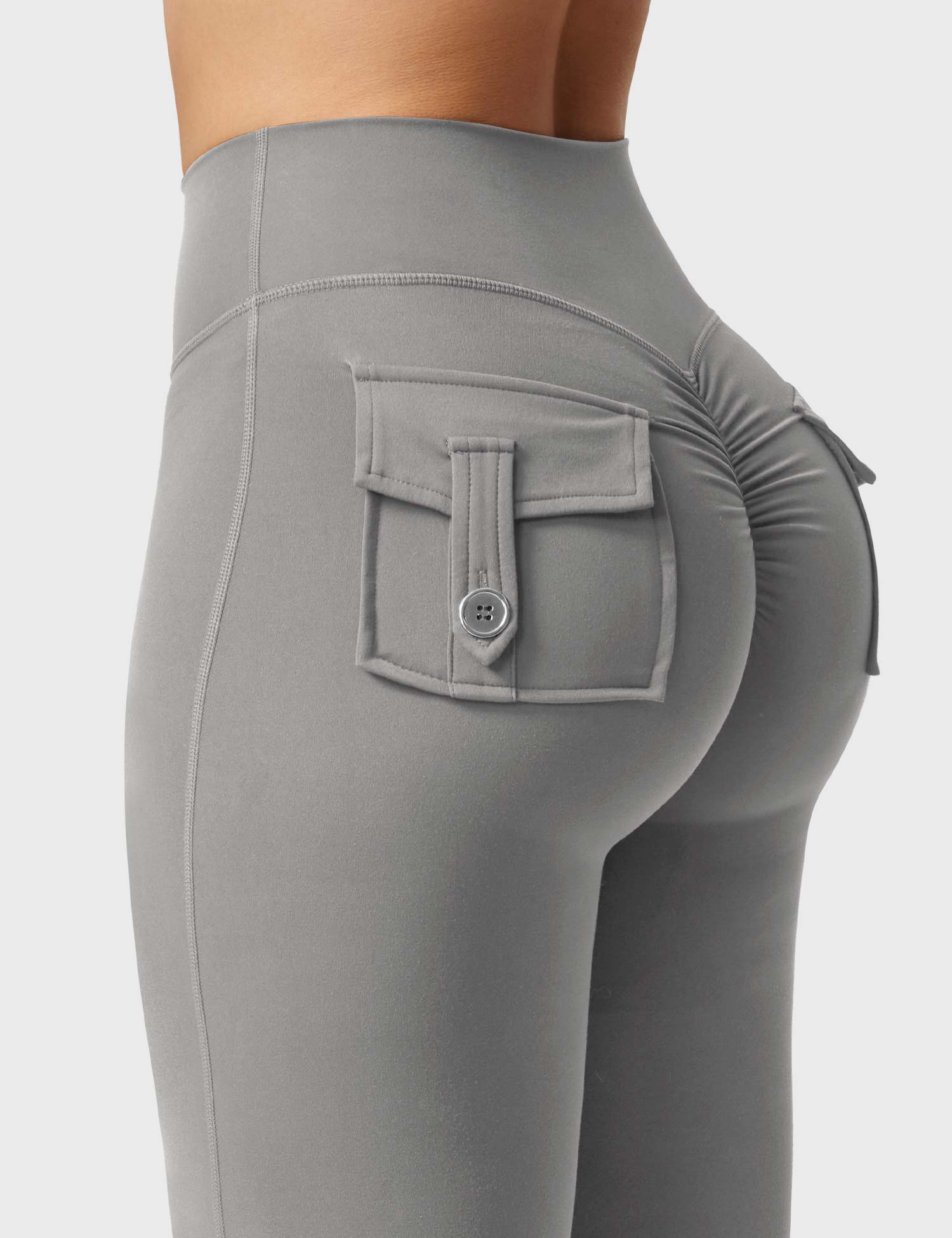 Yeoreo Brittany 30" Flared Leggings with Pockets