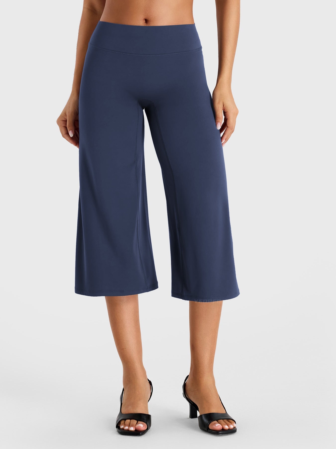 Yeoreo Samyer 21" Low Rise Wide Leg Capri Pants
