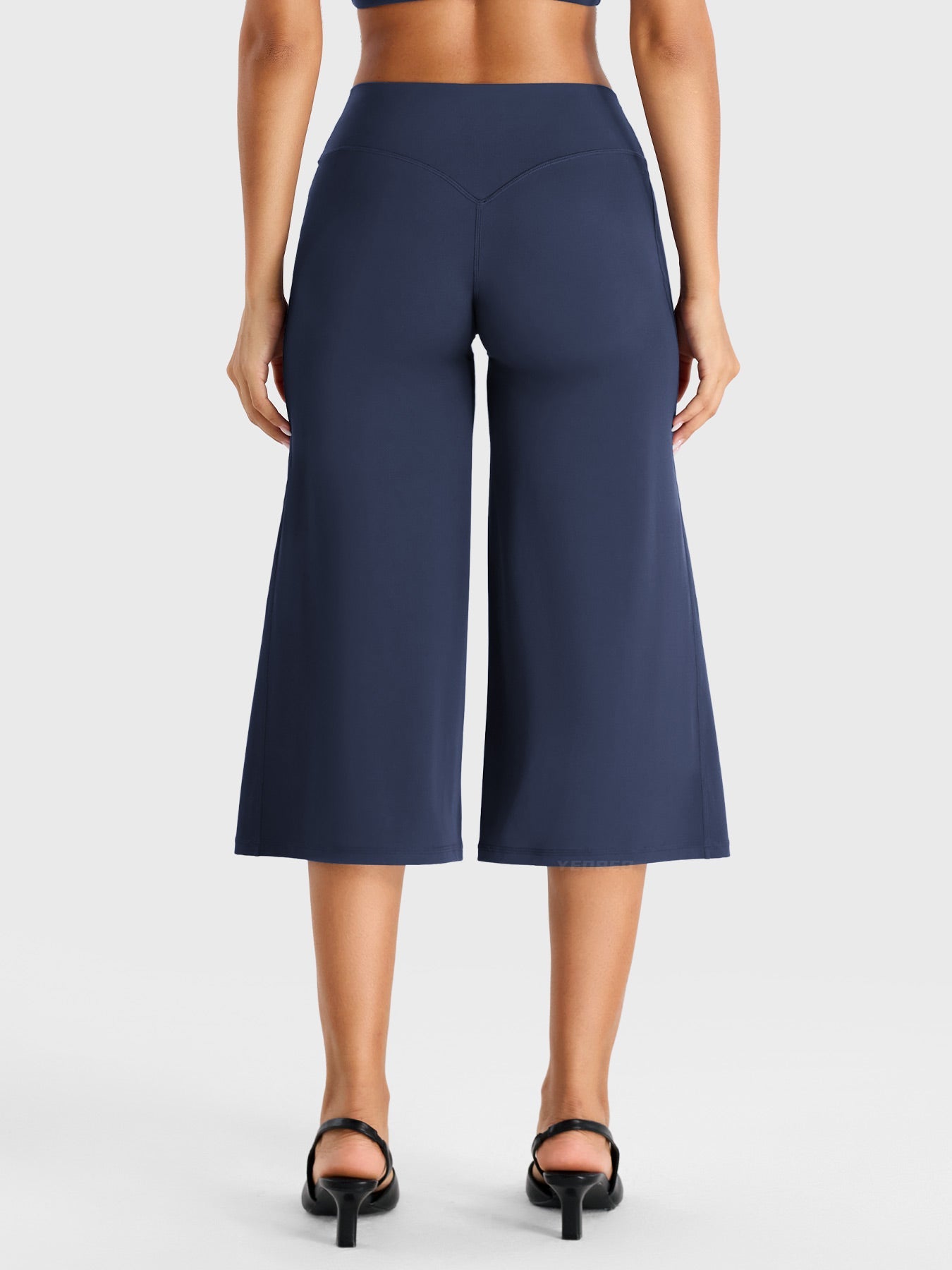 Yeoreo Samyer 21" Low Rise Wide Leg Capri Pants