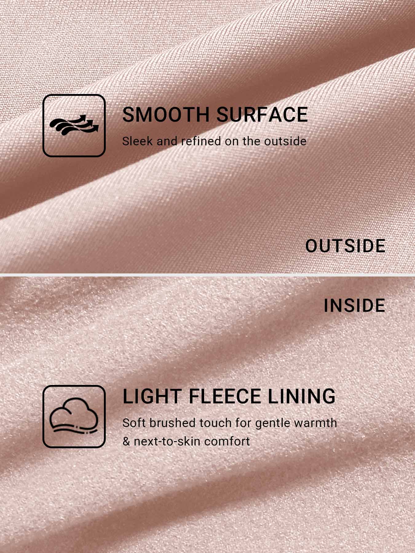 Yeoreo Eddiy 33" Fleece Straight Leg Leggings